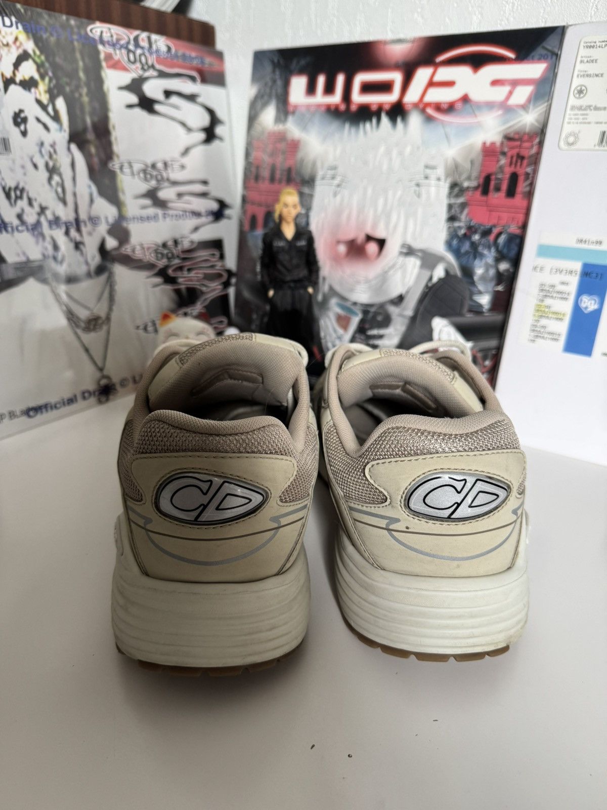 Dior Dior B30 Reflective CD Logo Beige Sneakers luxury designer Size US 10 / EU 43 - 8 Thumbnail