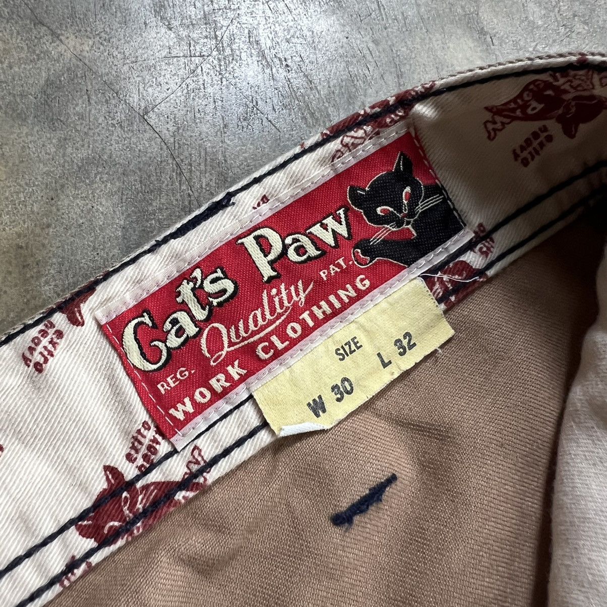 Toyo Enterprises Cat’s Paw by Toyo Enterprise Carpenter Buckle Back Pants Size US 30 / EU 46 - 9 Thumbnail