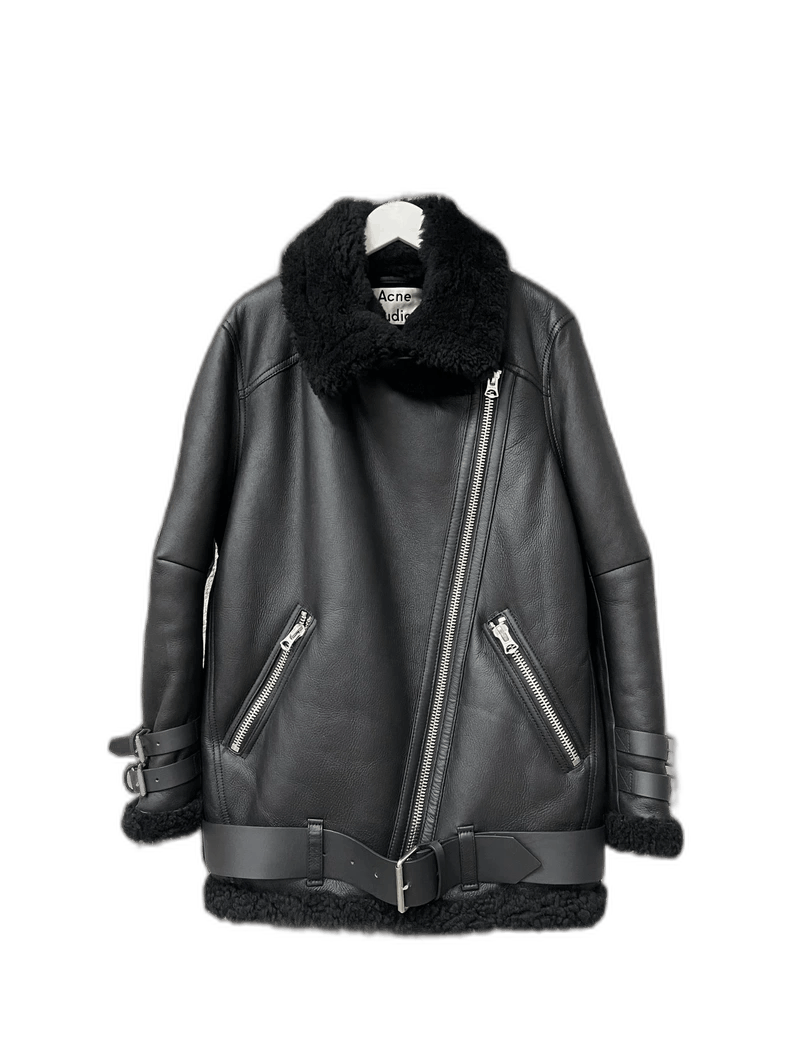 Acne Studios Acne Studios Shearling Leather Jacket Size US XXS / EU 40 - 1 Thumbnail