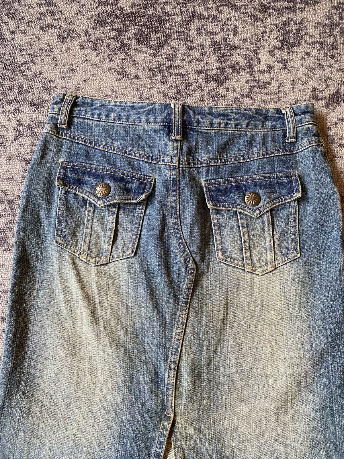 Hysteric Glamour Y2k unknow ifsixwasnine distressed skirt Size 29" - 4 Thumbnail