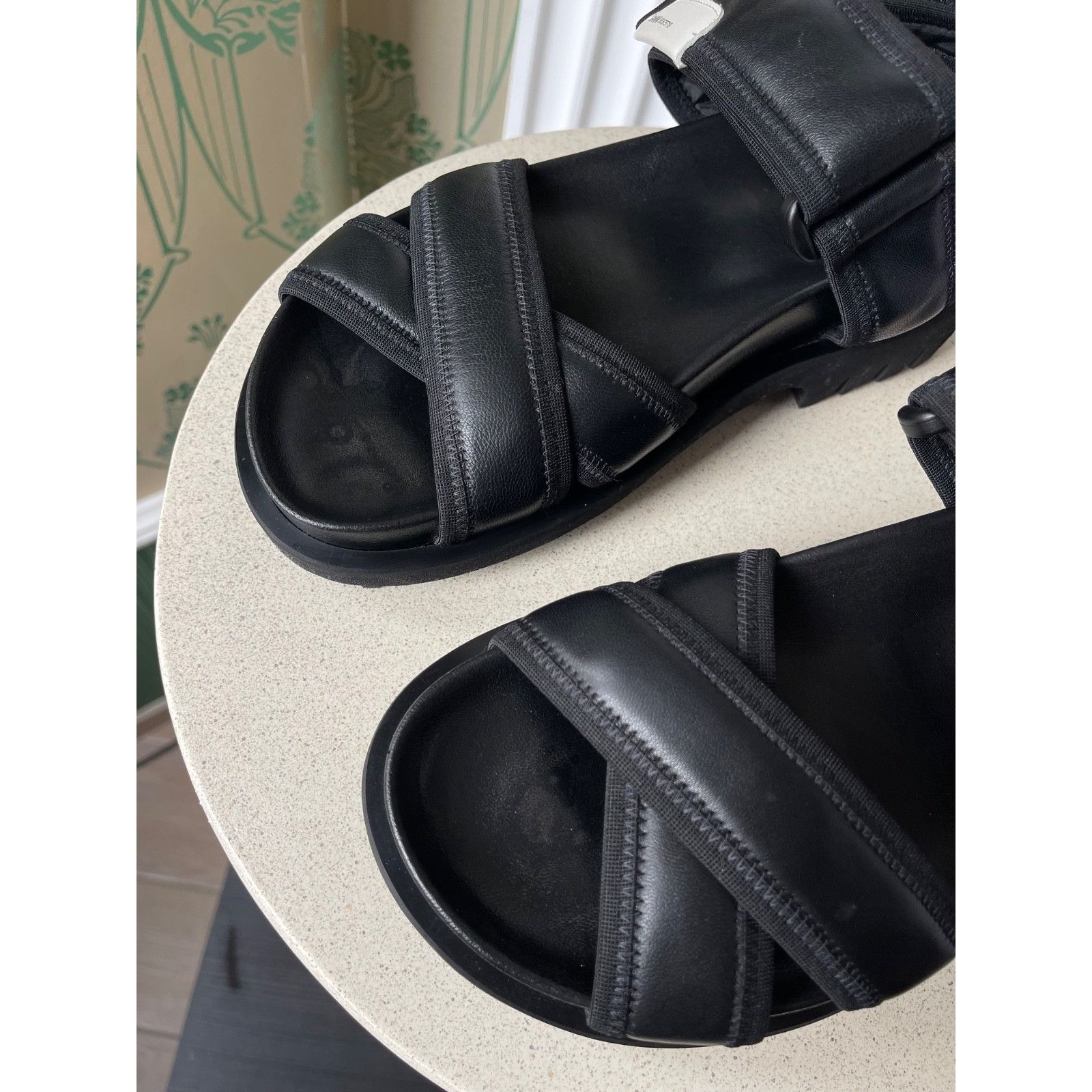 Ganni Ganni Utility Hiking Black Sandals Women’s Size: 37 US 7 Size US 7 / IT 37 - 12 Thumbnail