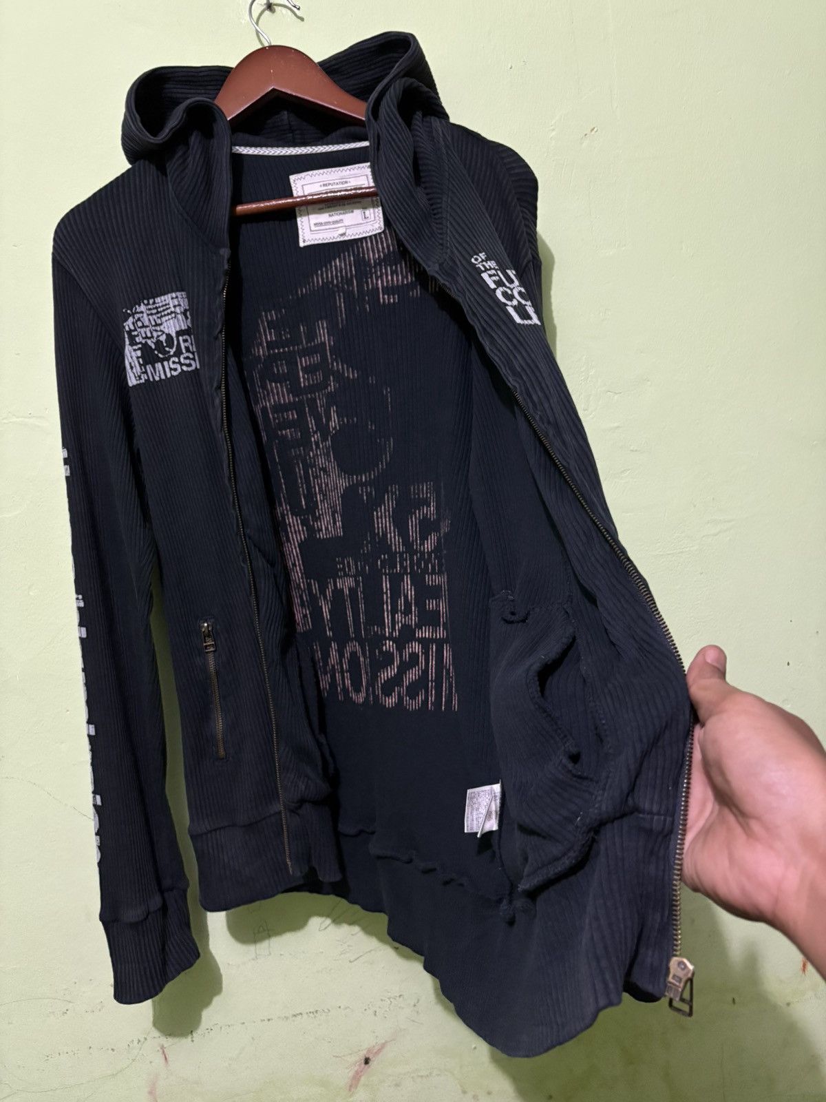 Other 4th Generate Streetwear Corduroy Black Hoodie Big Logo Size US L / EU 52-54 / 3 - 5 Thumbnail