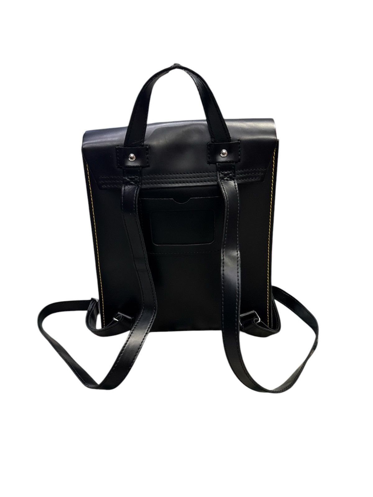 Dr. Martens DR MARTENS YELLOW THREADS LEATHER BAG BAGPACK Size ONE SIZE - 4 Thumbnail