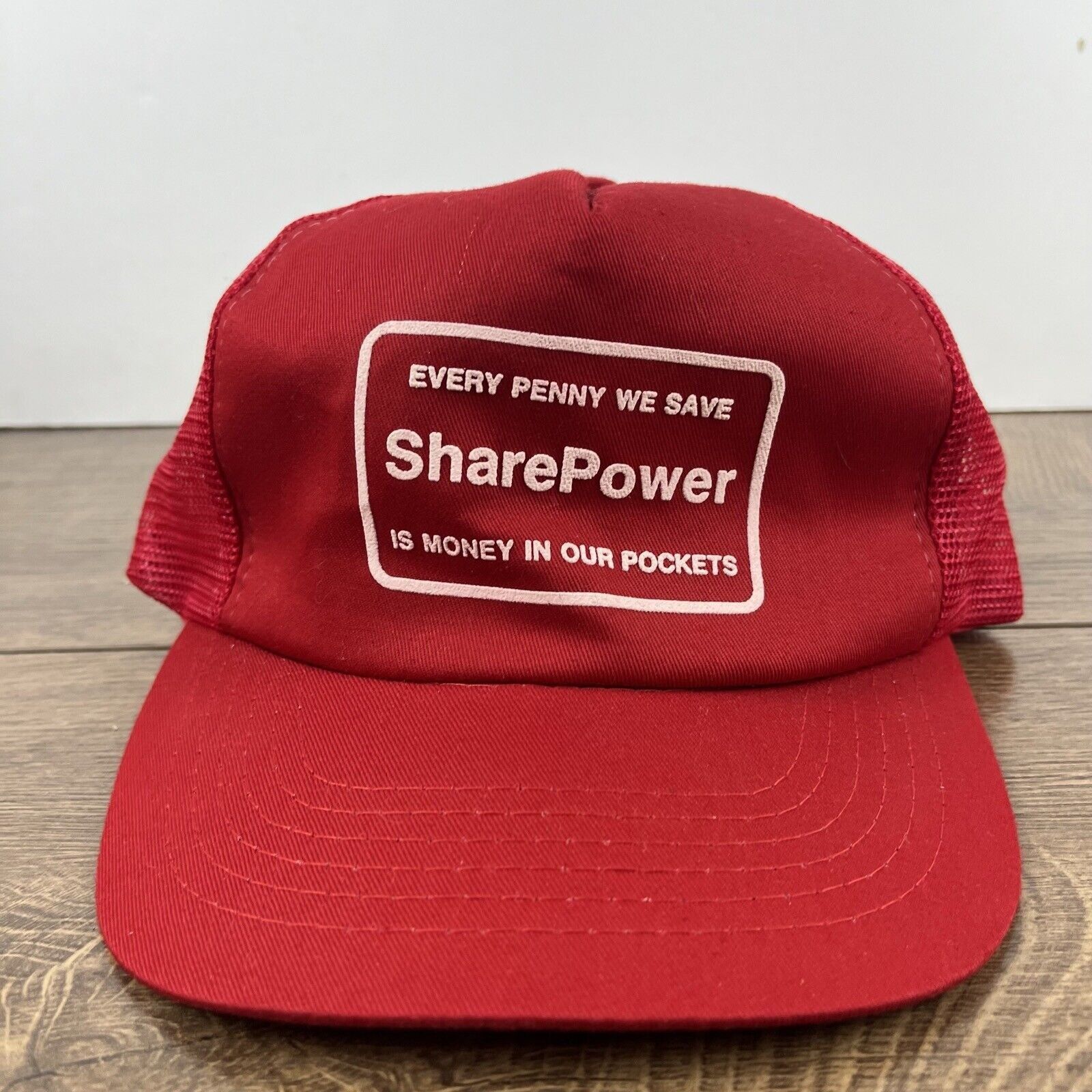 Other Sharepower Hat Every Penny We Save Hat Red Adjustable Hat Re Size ONE SIZE - 5 Thumbnail