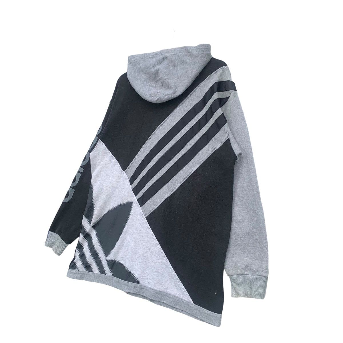 Adidas × Vintage 80s Adidas Pu Leather Logo Sweat Hoodie Size US L / EU 52-54 / 3 - 6 Thumbnail