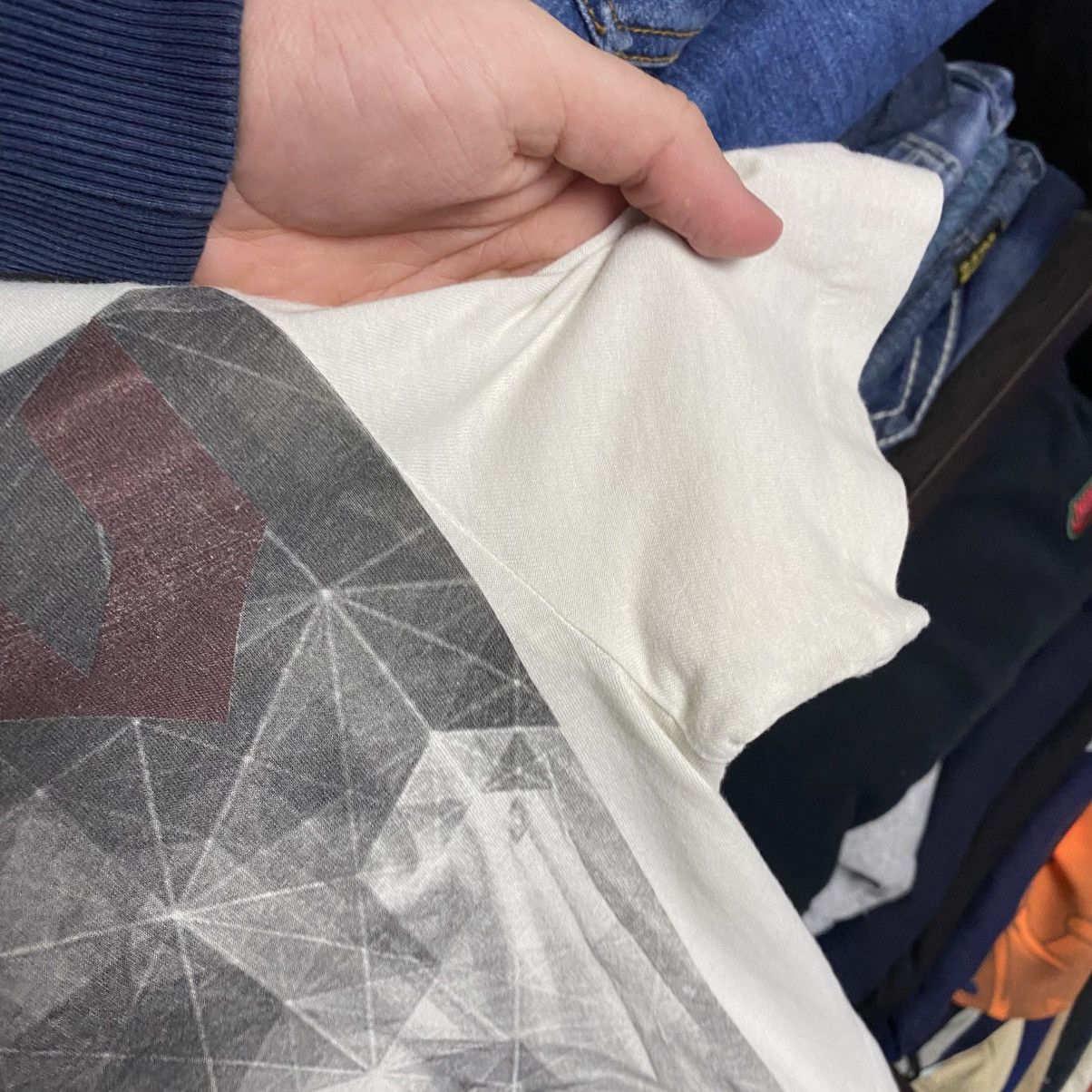 Allsaints Designer Allsaints Big Graphic logo y2k opium tee size XS Size US XS / EU 42 / 0 - 6 Thumbnail
