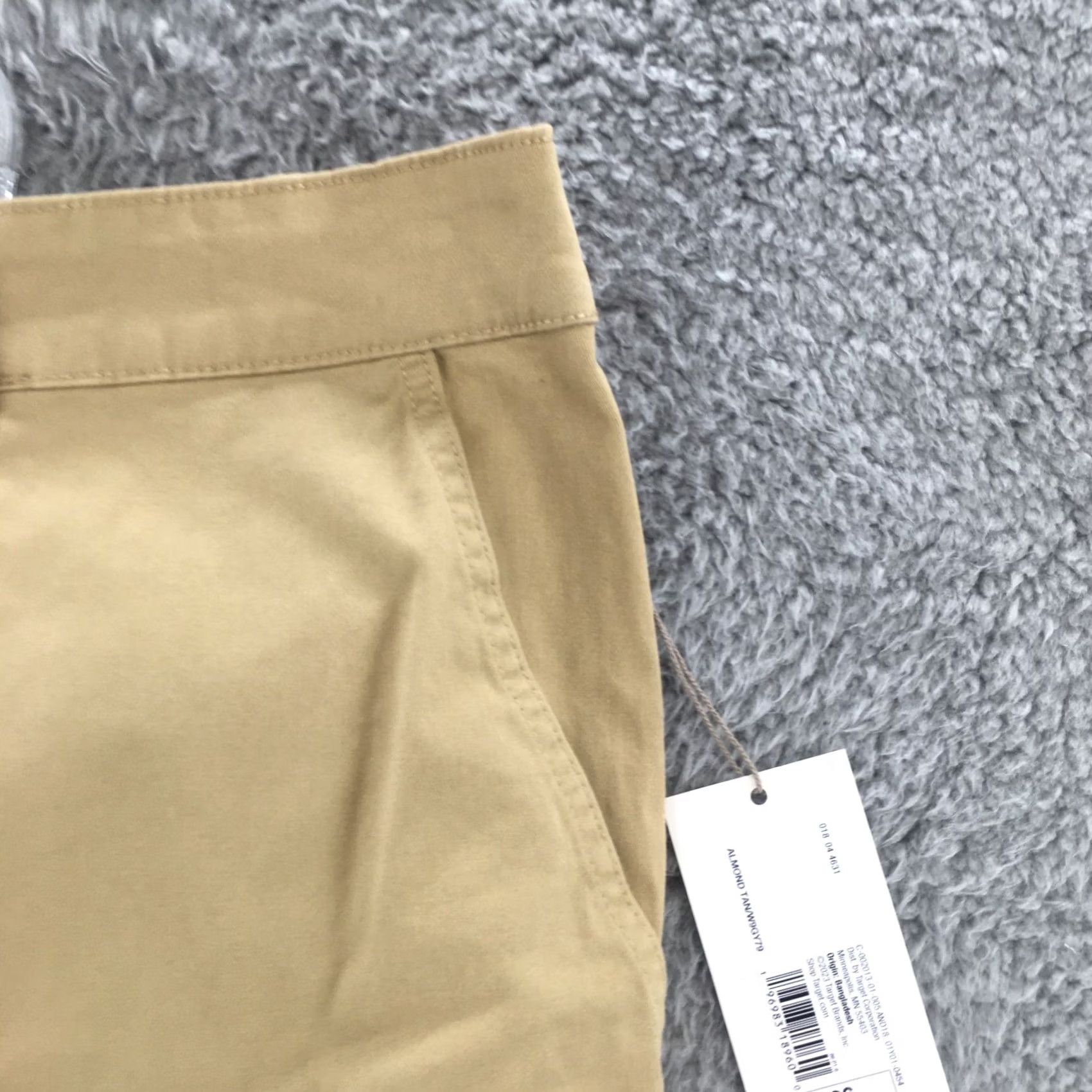Vintage A New Day High Rise Slim Pants Womens 26 Regular Almond Tan Cotton Blend NEW` Size 34" / US 12 / IT 48 - 3 Thumbnail