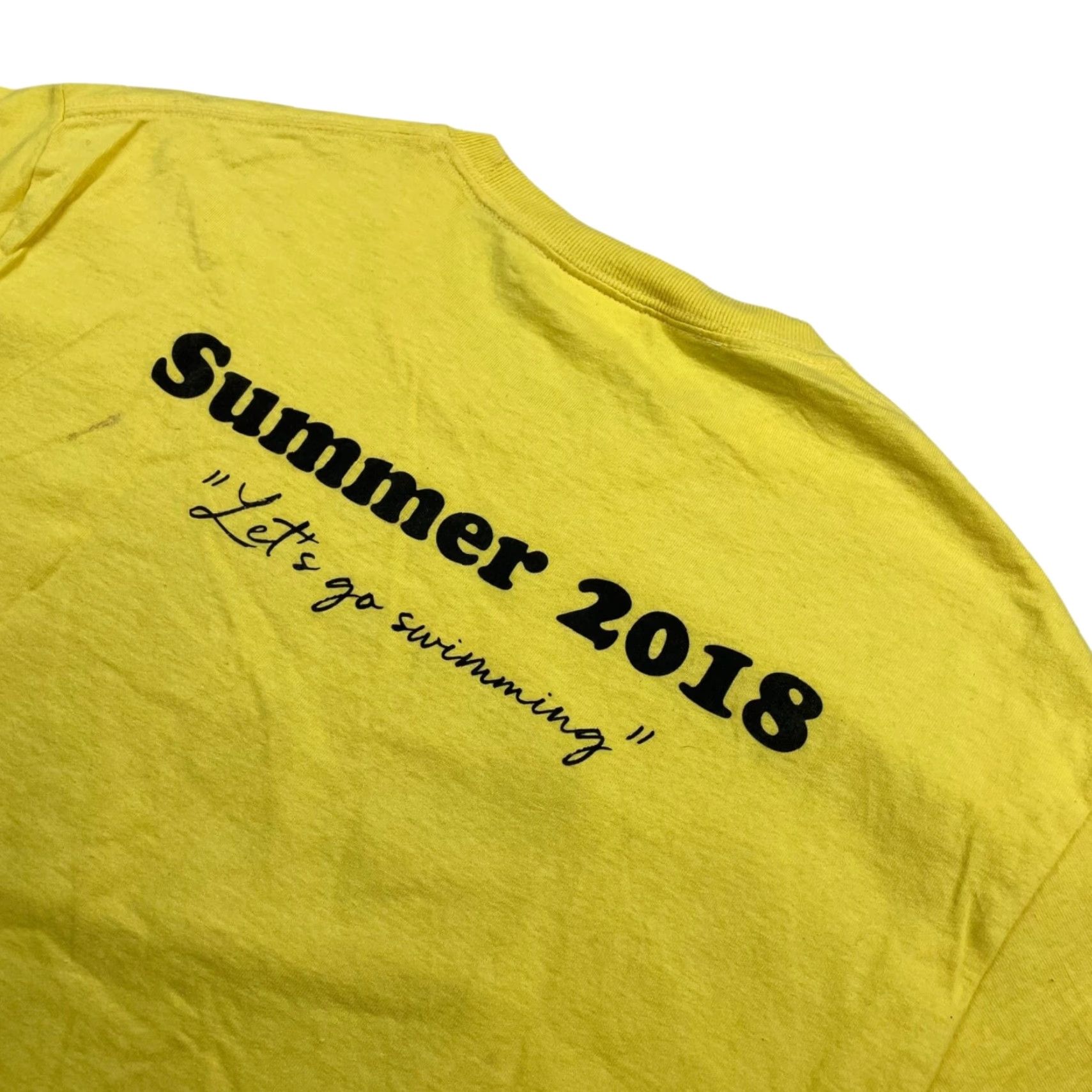 VINTAGE NOAH NYC Men's T-Shirt Summer 2018 Shark Let's Go Swimming