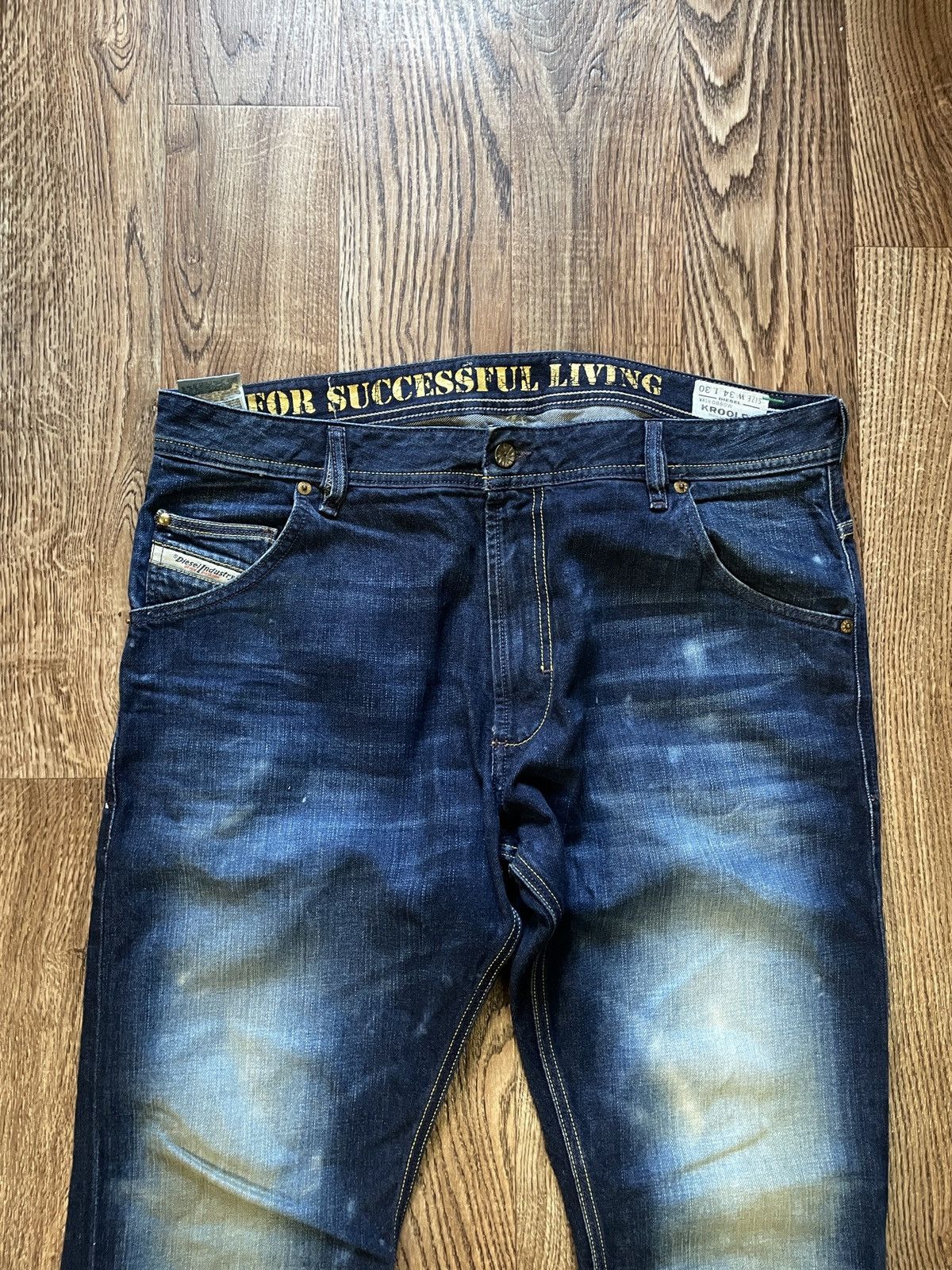 Diesel Vintage Diesel Krooley Denim Fabric Jeans Pants Trousers Y2K Size US 34 / EU 50 - 3 Thumbnail