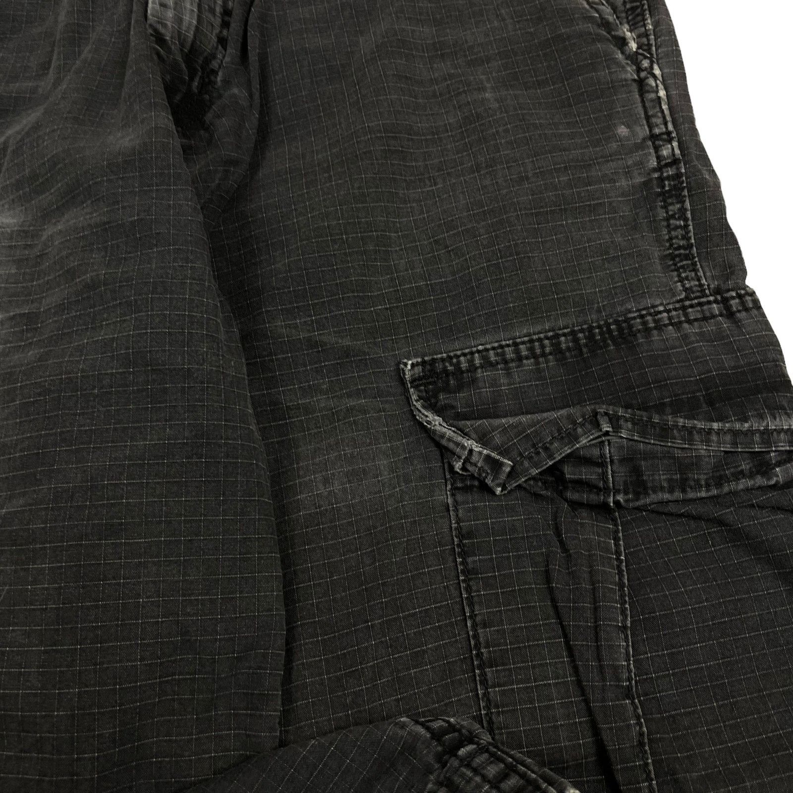 Carhartt Carhartt Men's Gray Cotton Regular Fit Cargo Pant Size 33x32 Size US 33 - 3 Thumbnail