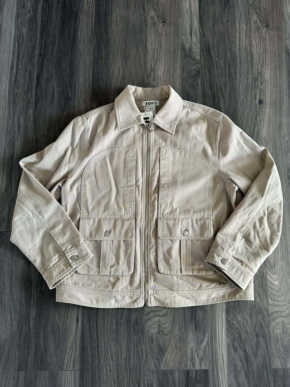 Hope Beige Light Cargo Jacket Size US M / EU 48-50 / 2 - 1 Thumbnail