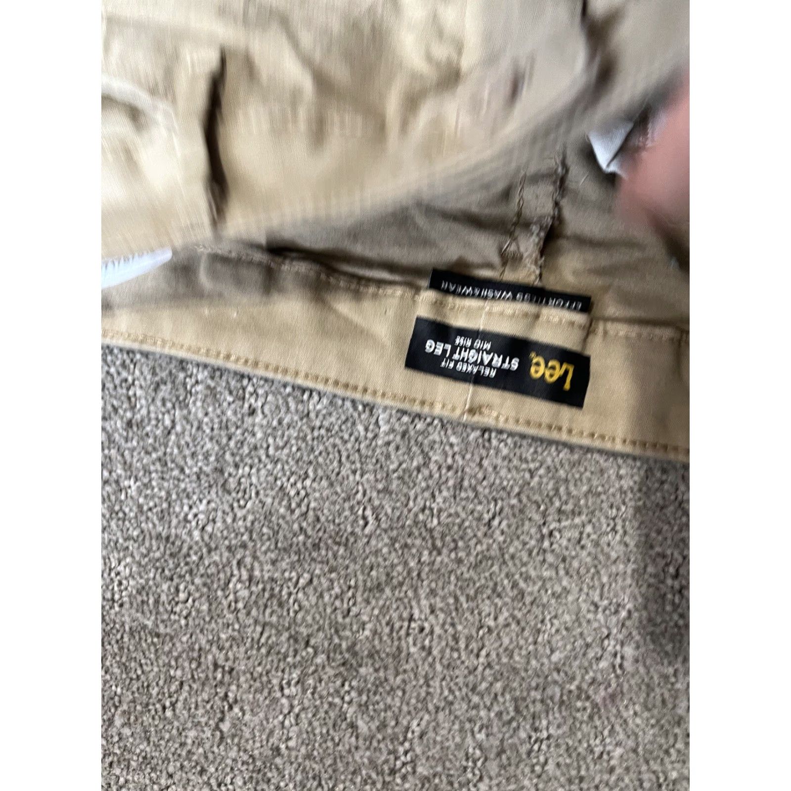 Lee Lee Women’s Pants Regular Fit Straight Leg Mid Rise Khaki 8S Beige Formal Pants Women Straight Leg 8S Lee Size 30" / US 8 / IT 44 - 5 Thumbnail