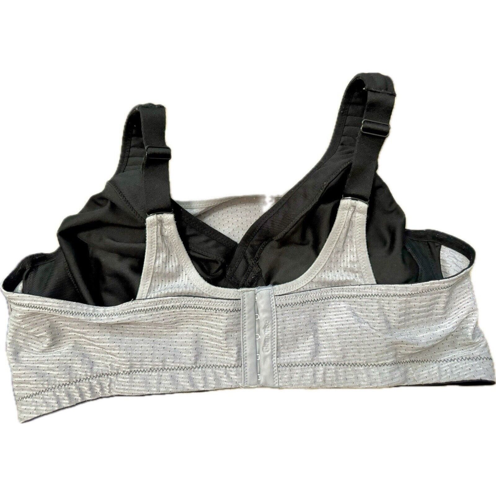 Other Glamorize Black/Gray Custom Control Wireless Sports Bra 46D Size ONE SIZE - 4 Thumbnail