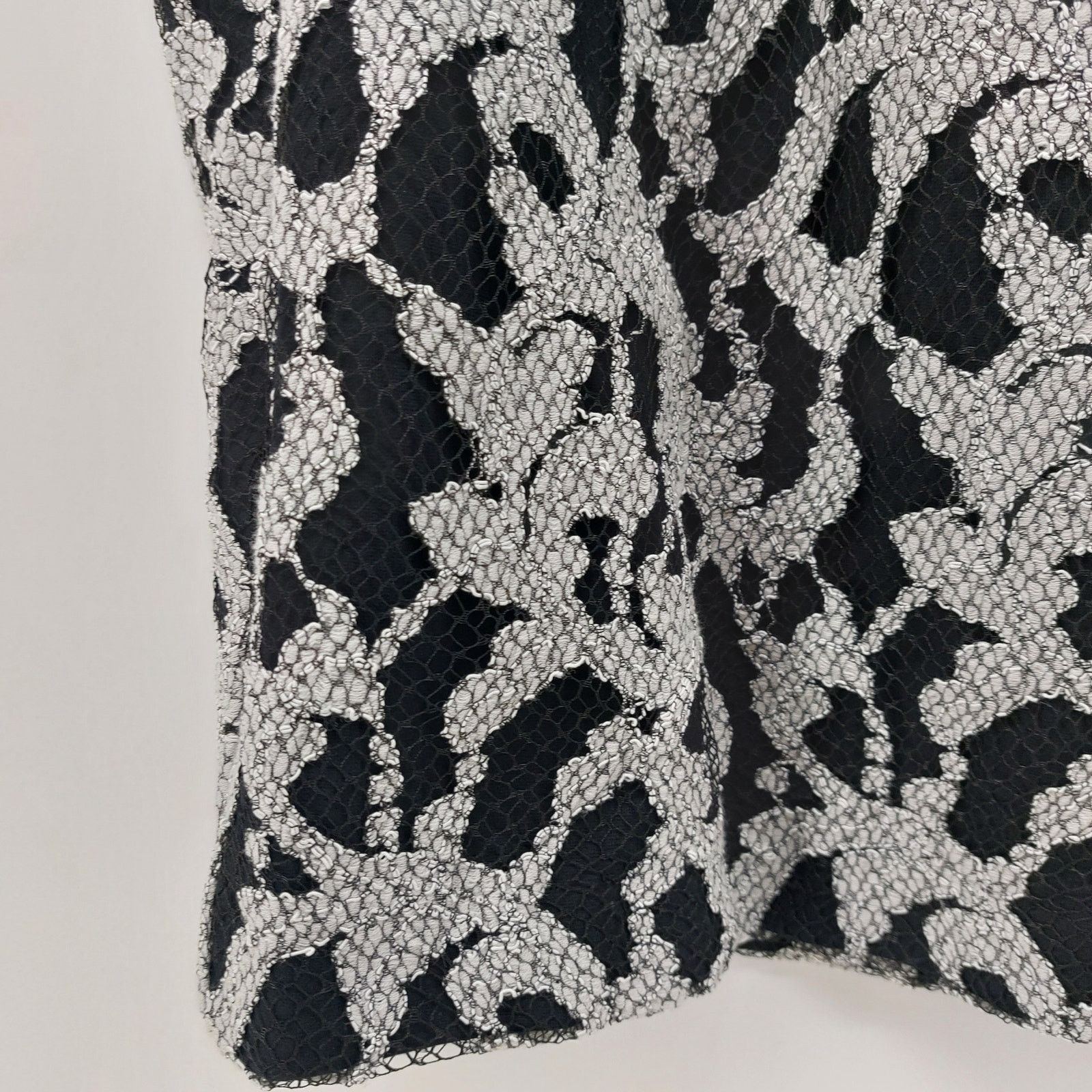Other Lane Bryant Black & White Pencil Skirt Glam Preppy Size 22 Size 42" / US 20 - 4 Thumbnail