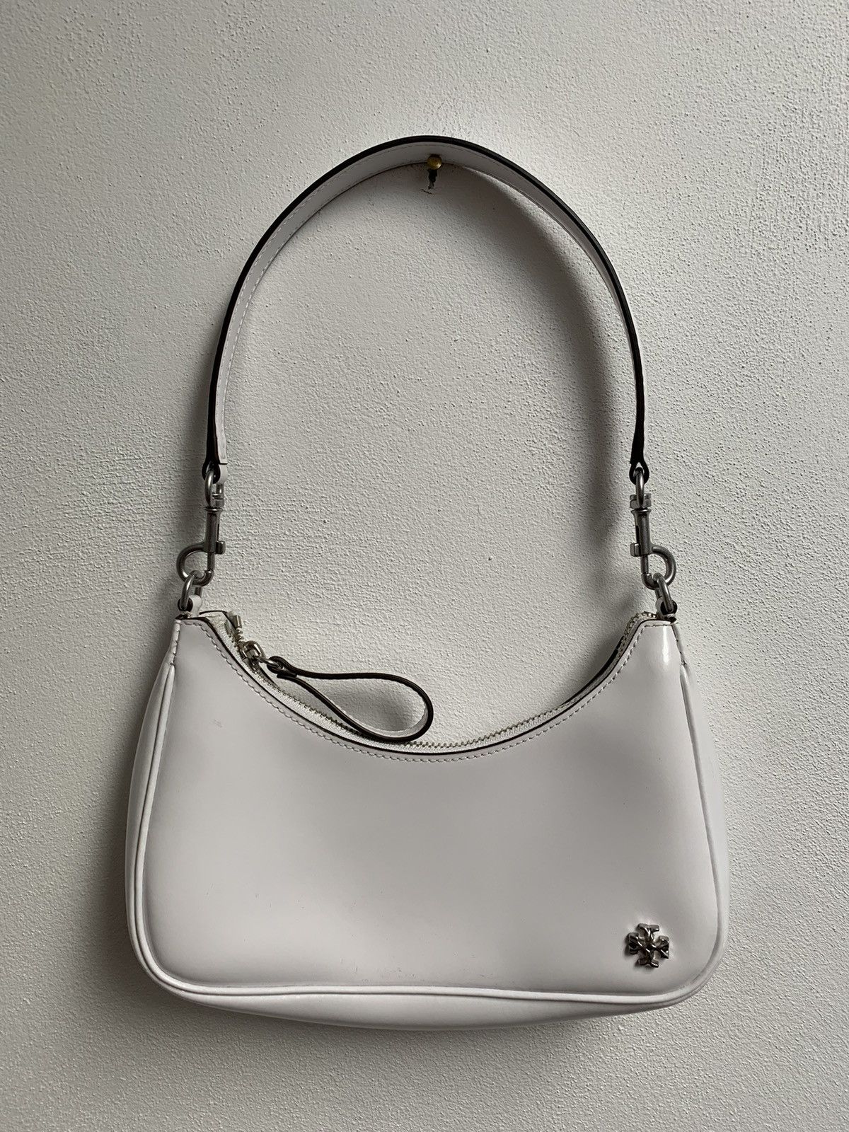 Tory Burch Tory Burch Mercer Spazzolato Leather Shoulder Bag Size ONE SIZE - 3 Thumbnail
