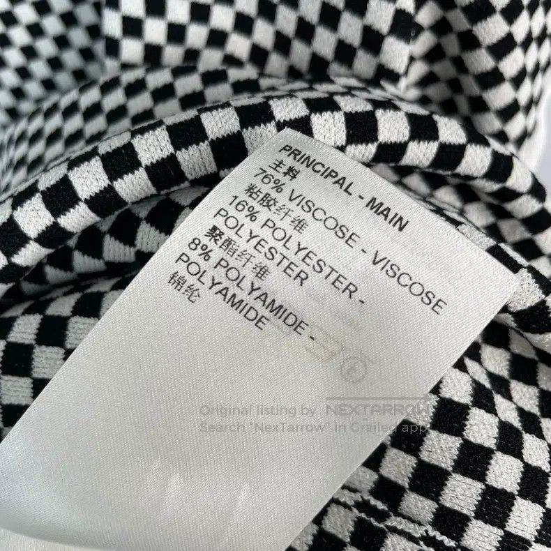 Louis Vuitton Louis Vuitton Knitted checkerboard short sleeves Size US S / EU 44-46 / 1 - 8 Thumbnail
