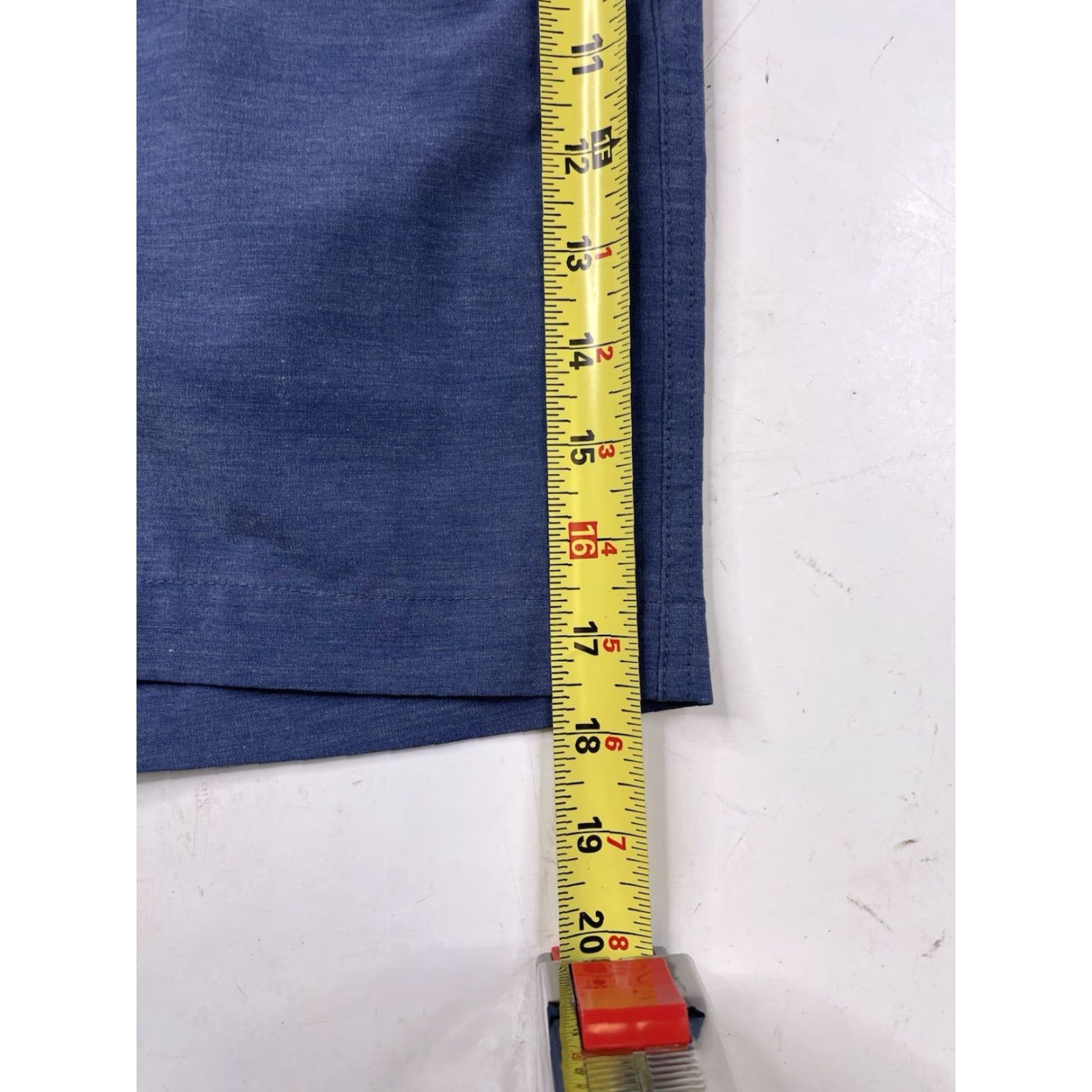 Faherty Faherty Shorts Mens XS Blue Athletic Lined Moisture Wicking Pockets Quick Dry Drawstring Lightweight Easy Care Size US 27 - 2 Thumbnail