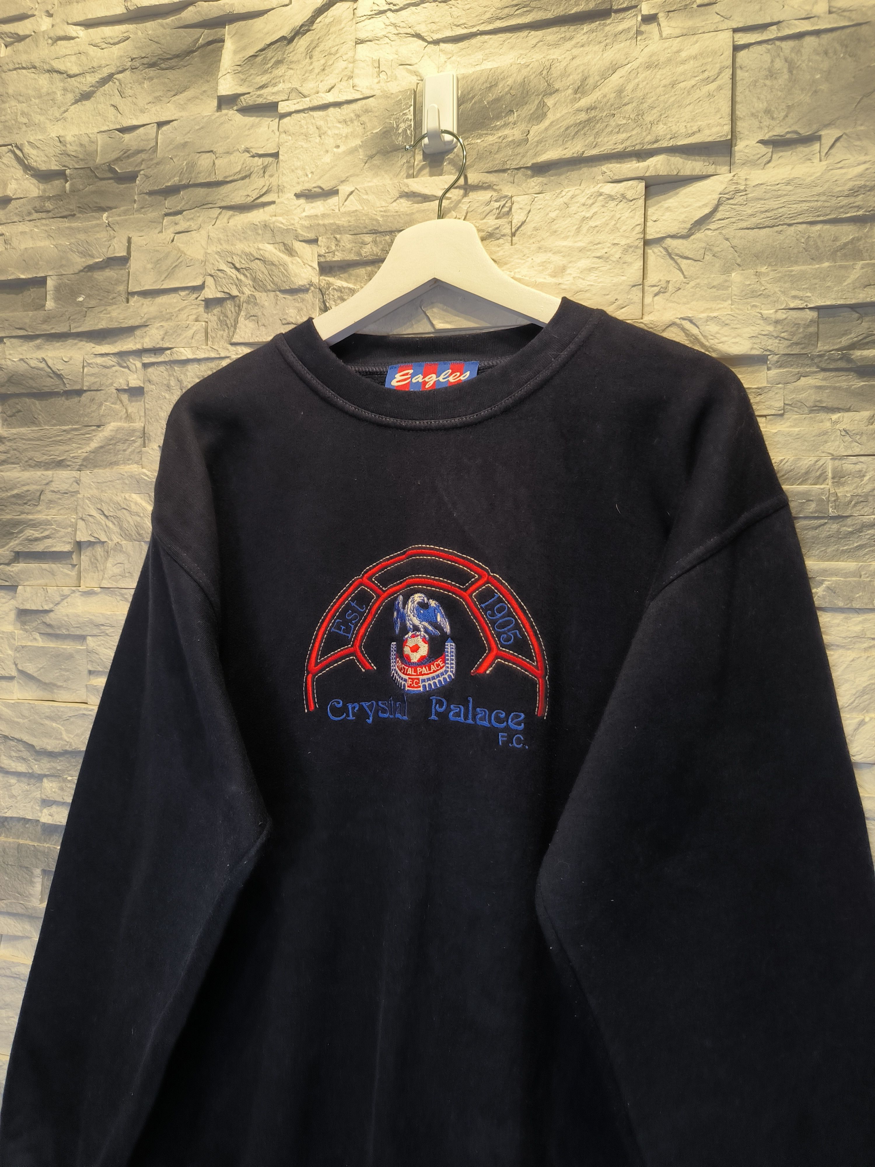 Vintage Vintage Crystal Palace Eagles Sweatshirt Logo Crewneck Size US M / EU 48-50 / 2 - 2 Thumbnail