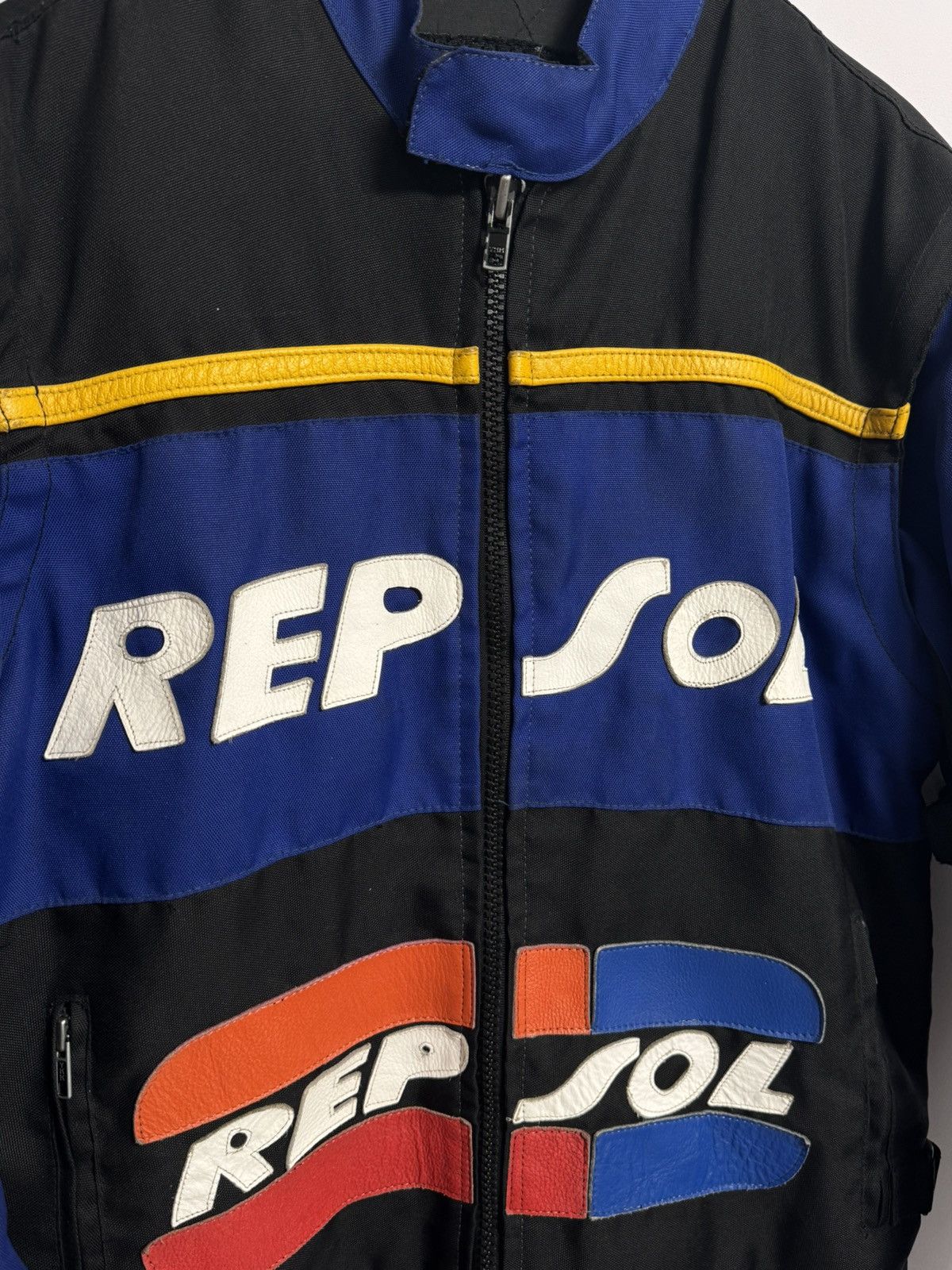 Vintage Repsol Vintage Motorcycle Jacket Real Leather Size US M / EU 48-50 / 2 - 6 Thumbnail