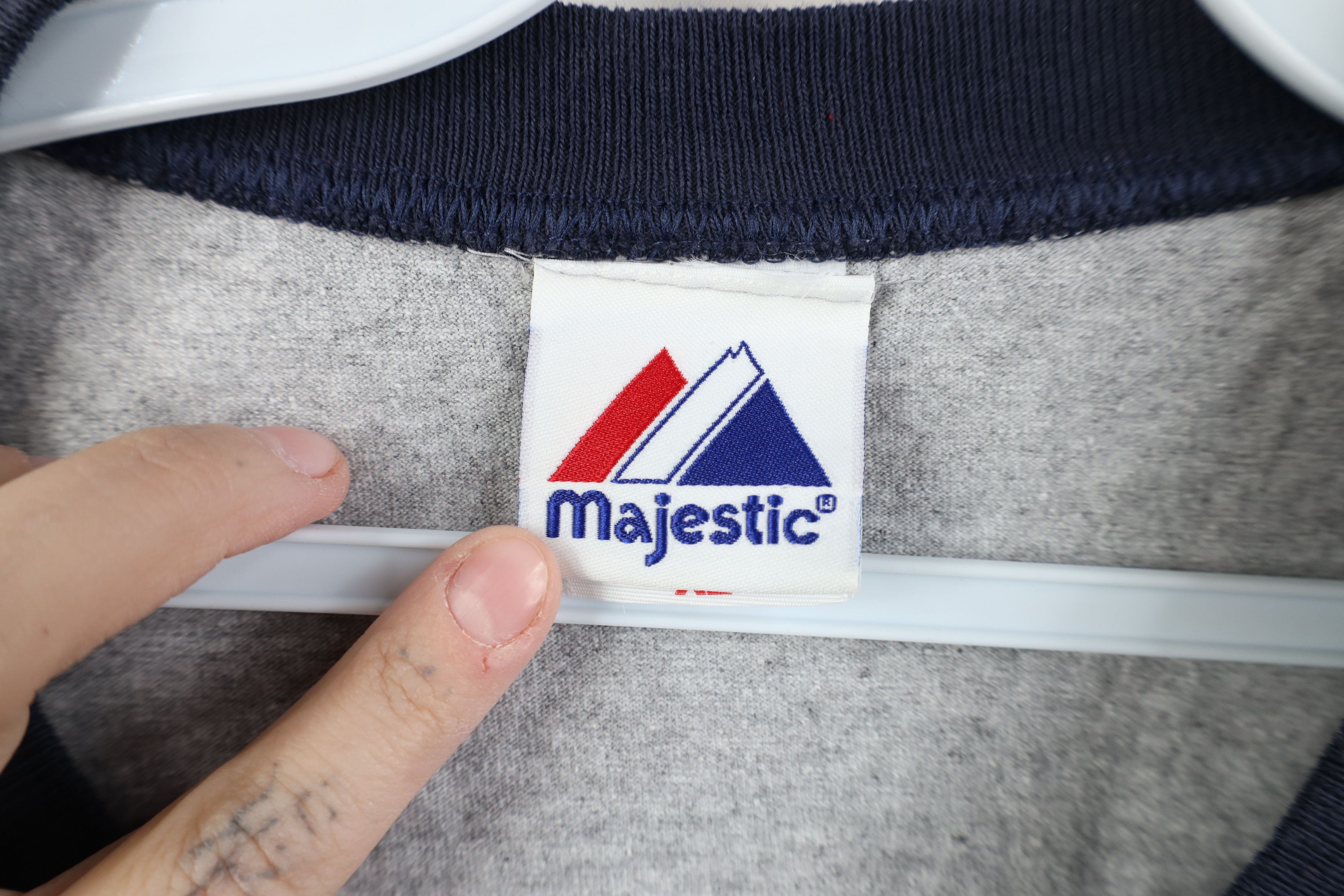 Majestic Vintage Y2K 2008 Majestic Tigers Baseball Raglan T-Shirt Size US XL / EU 56 / 4 - 8 Thumbnail