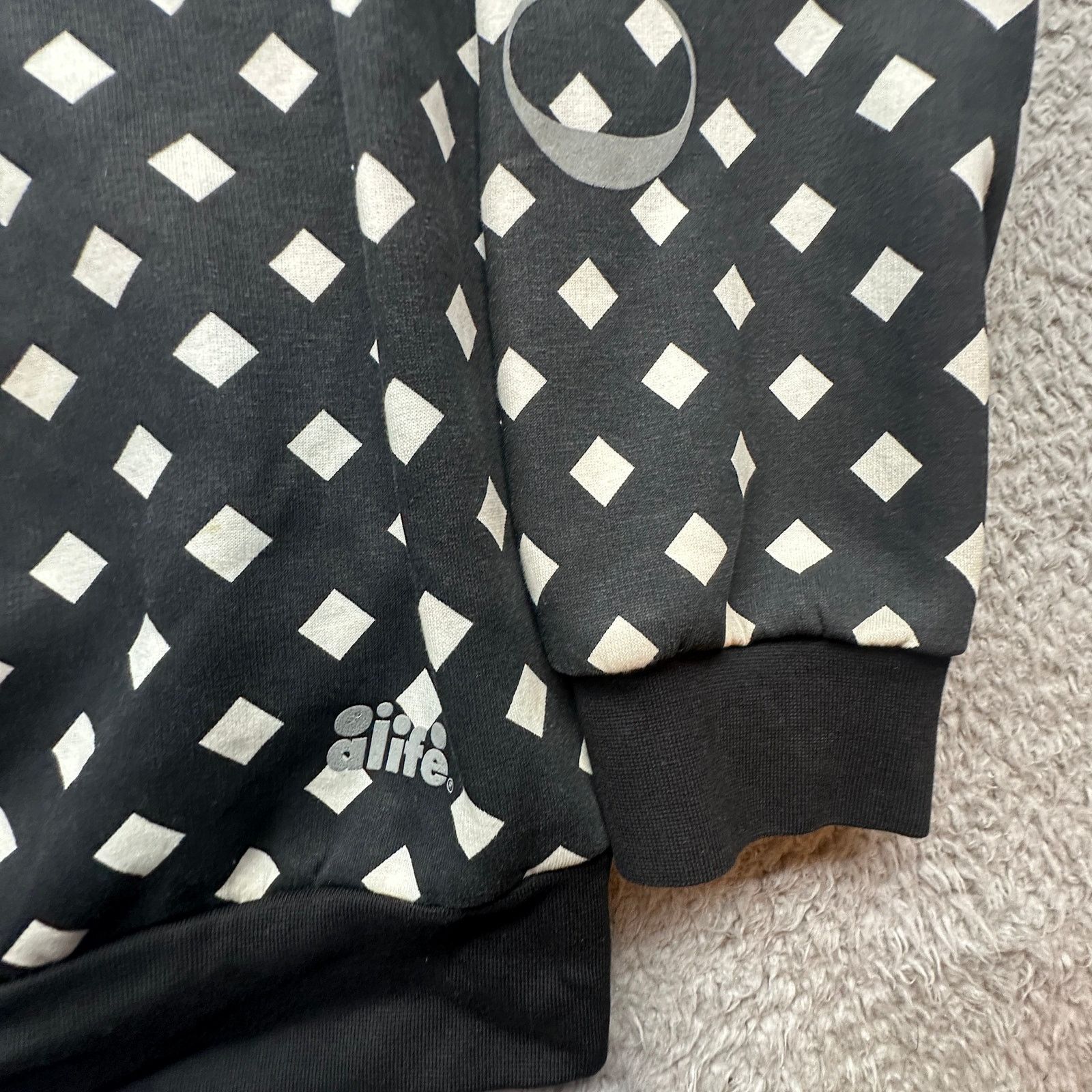 Alife Alife x Puma 3M Spell Out Sweatshirt Mens XXL Black White Size US XXL / EU 58 / 5 - 10 Thumbnail