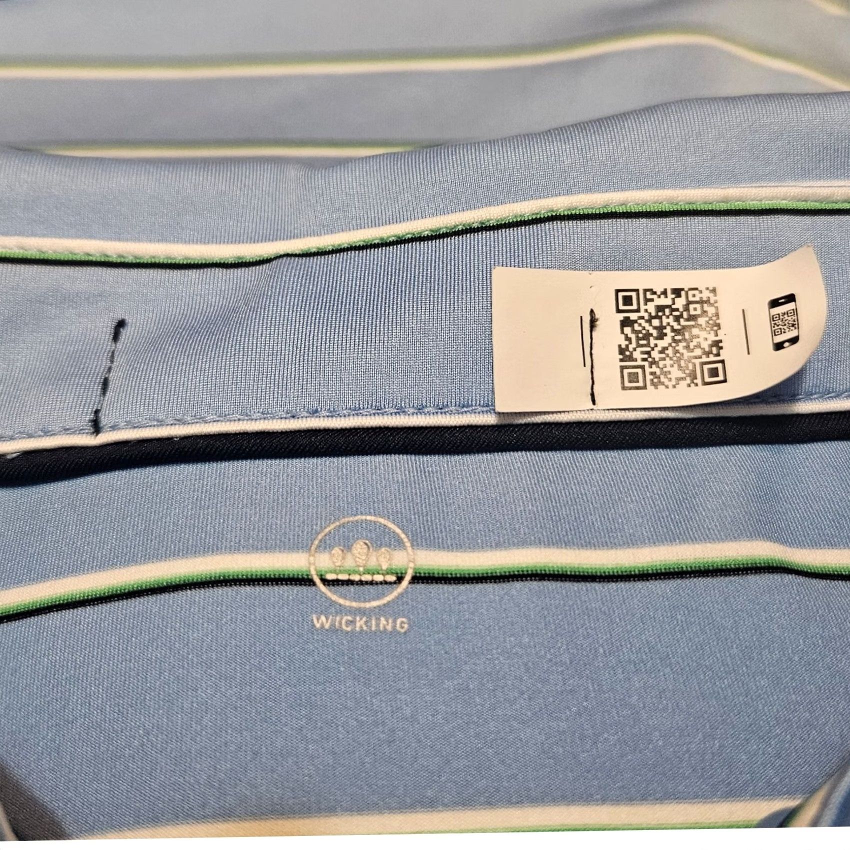 Vintage RLX Polo Shirt Mens Size Large Blue Striped Embroidered Clover 1894 Golf Size US L / EU 52-54 / 3 - 3 Thumbnail