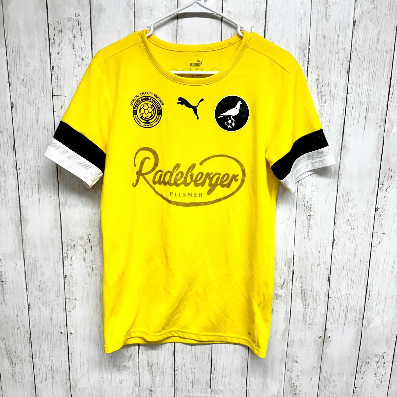 Puma Puma Top S Jersey Short Sleeve NYC Footy Round Neck Yellow Size S / US 4 / IT 40 - 1 Thumbnail