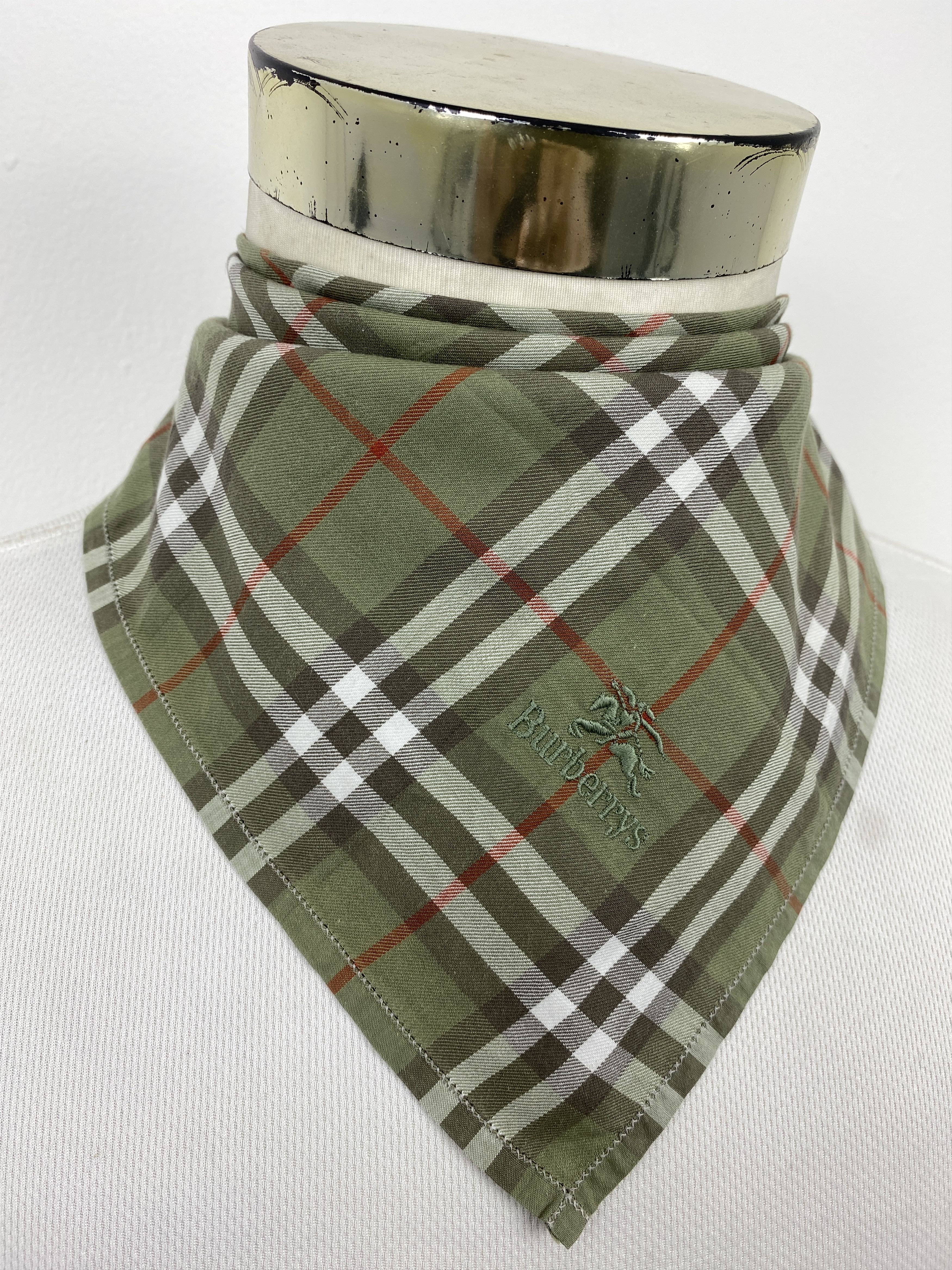Burberry Vintage Burberry Handkerchief / Neckerchief KT0281 Size ONE SIZE - 2 Thumbnail