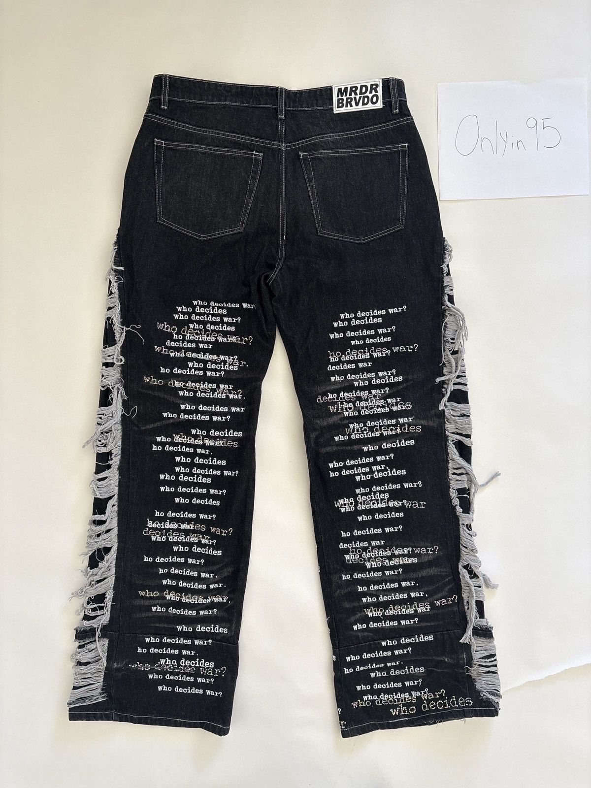 Who Decides War Ultra Flare Denim Size US 36 / EU 52 - 2 Thumbnail