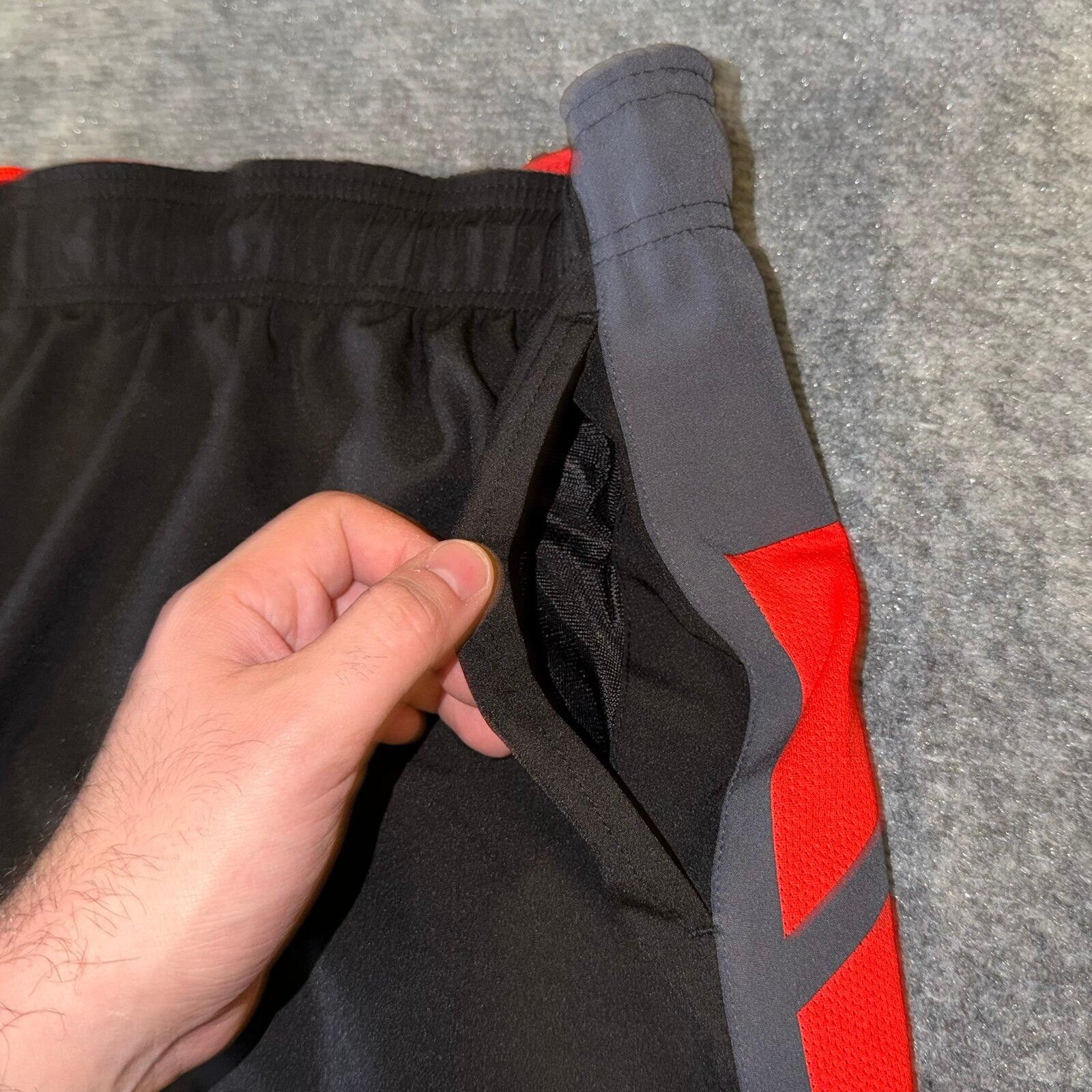 JW Anderson AND1 Black/Red Baggy Hoop Athletic Shorts Mens 3XL Vtg Size US 44 / EU 60 - 2 Thumbnail