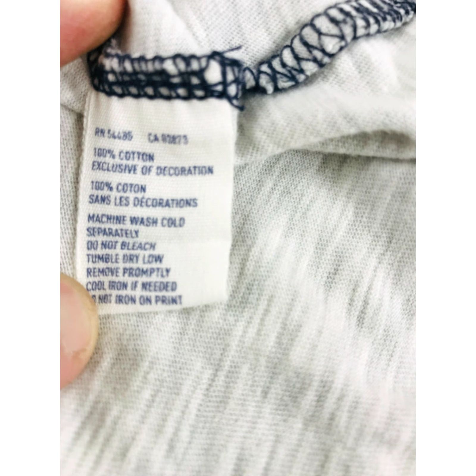American Eagle Outfitters American Eagle Outfitters Shirt Mens L Navy Blue Green Gray Striped Logo V-Neck Shirt Size US L / EU 52-54 / 3 - 7 Thumbnail