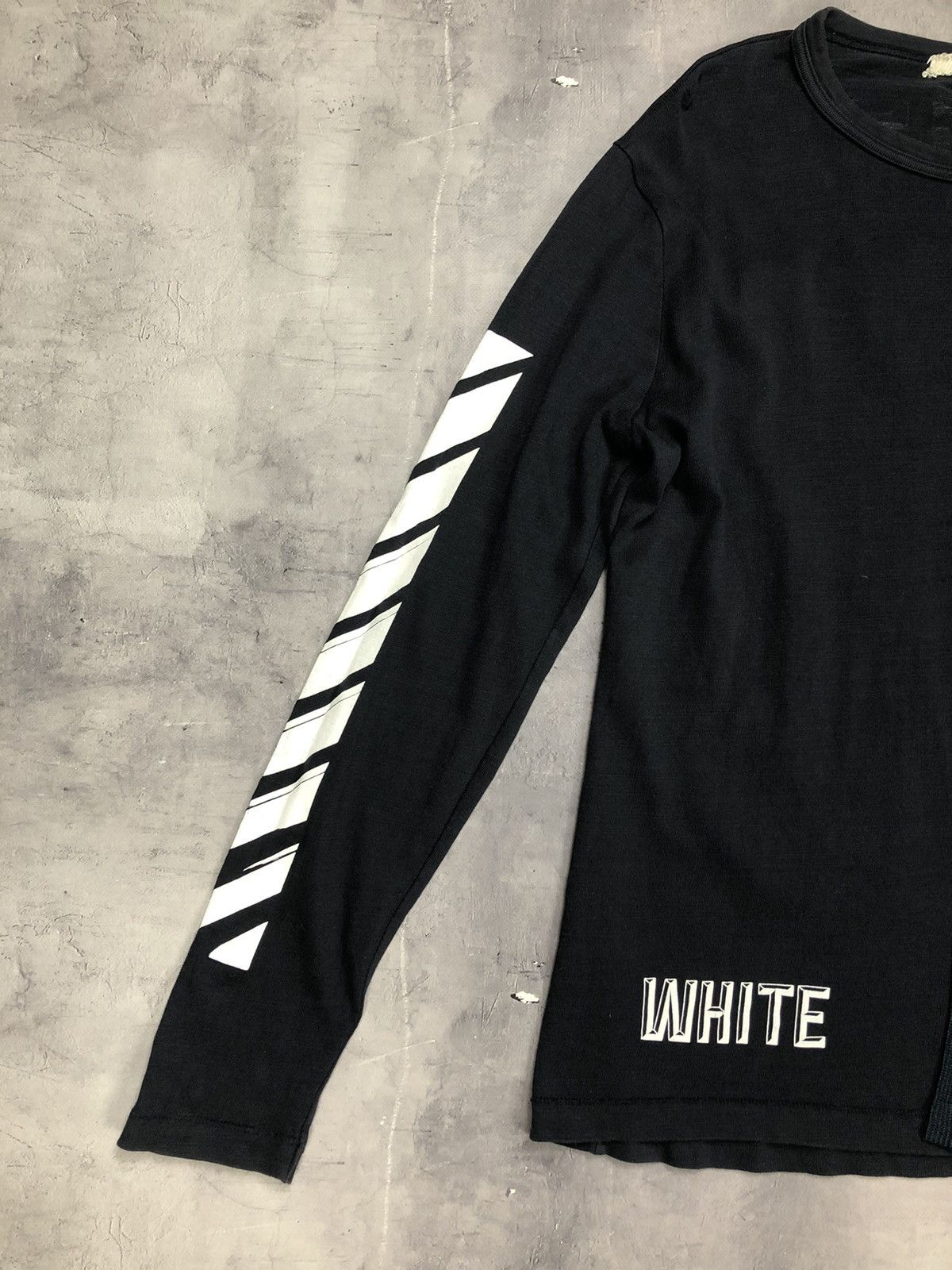 Off-White × Virgil Abloh Off-White c/o Virgil Abloh 3D White Long Sleeve T-Shirt Size US M / EU 48-50 / 2 - 3 Thumbnail