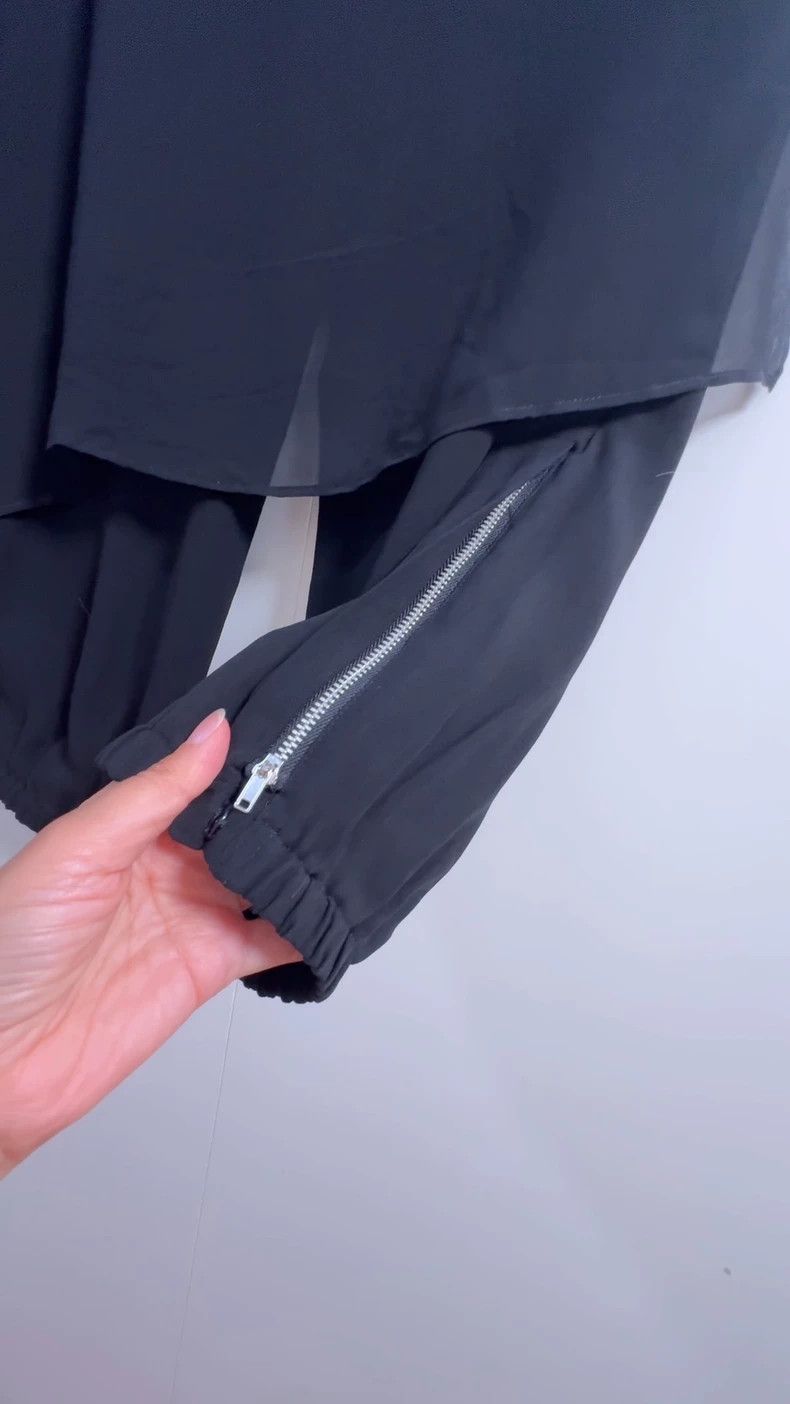 Yohji Yamamoto Yohji Yamamoto size 2 Black Silk Pants Size US 28 / EU 44 - 4 Thumbnail