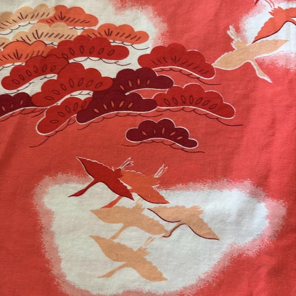 Sun Surf × Vintage Vintage Pomare Birds /Clouds Button Down Shirt Red/White Size US M / EU 48-50 / 2 - 10 Thumbnail