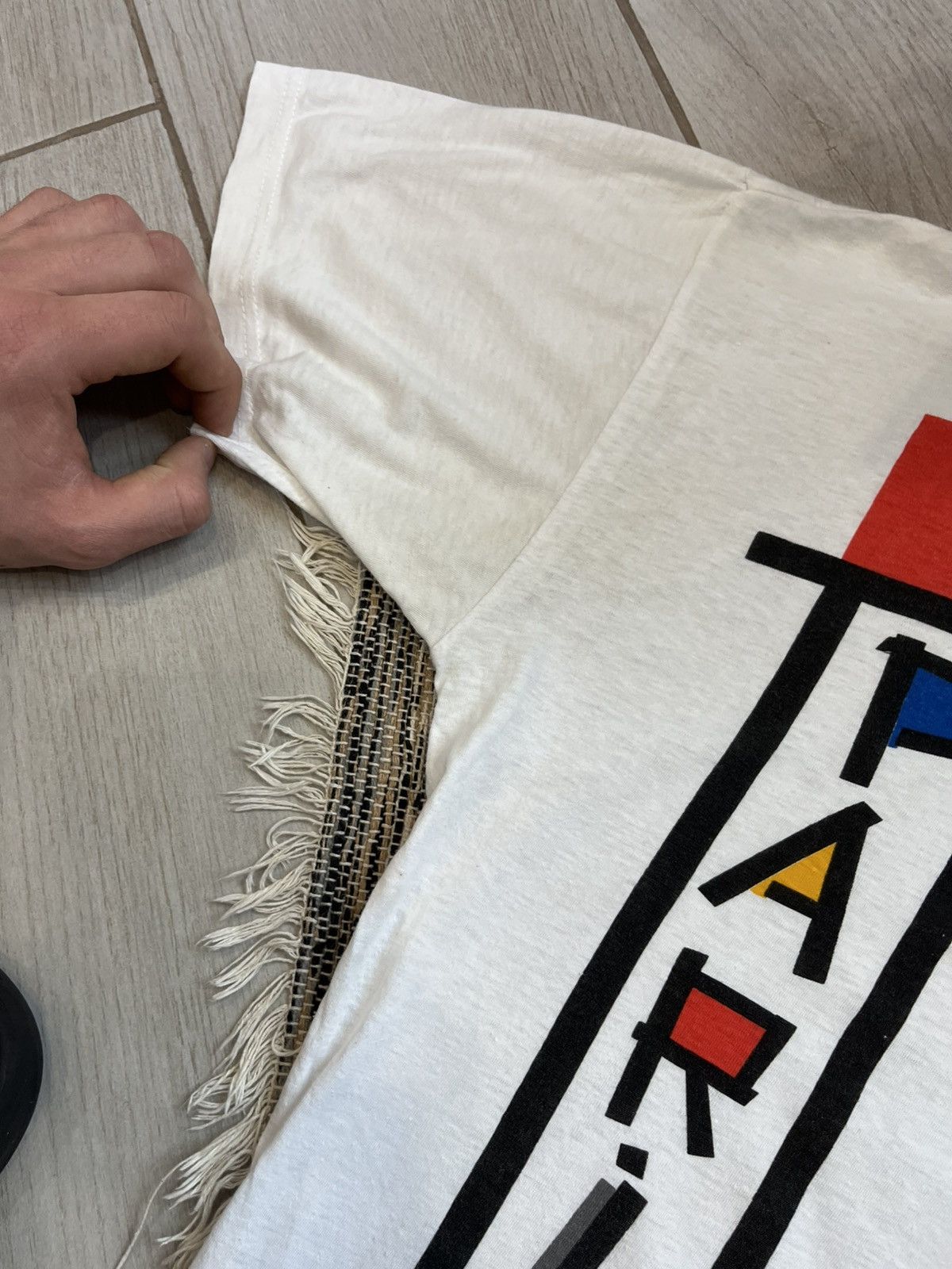 Other Rare Vintage Paris France Alma Mater Tshirt Eiffel Tower 80s Size US L / EU 52-54 / 3 - 12 Thumbnail