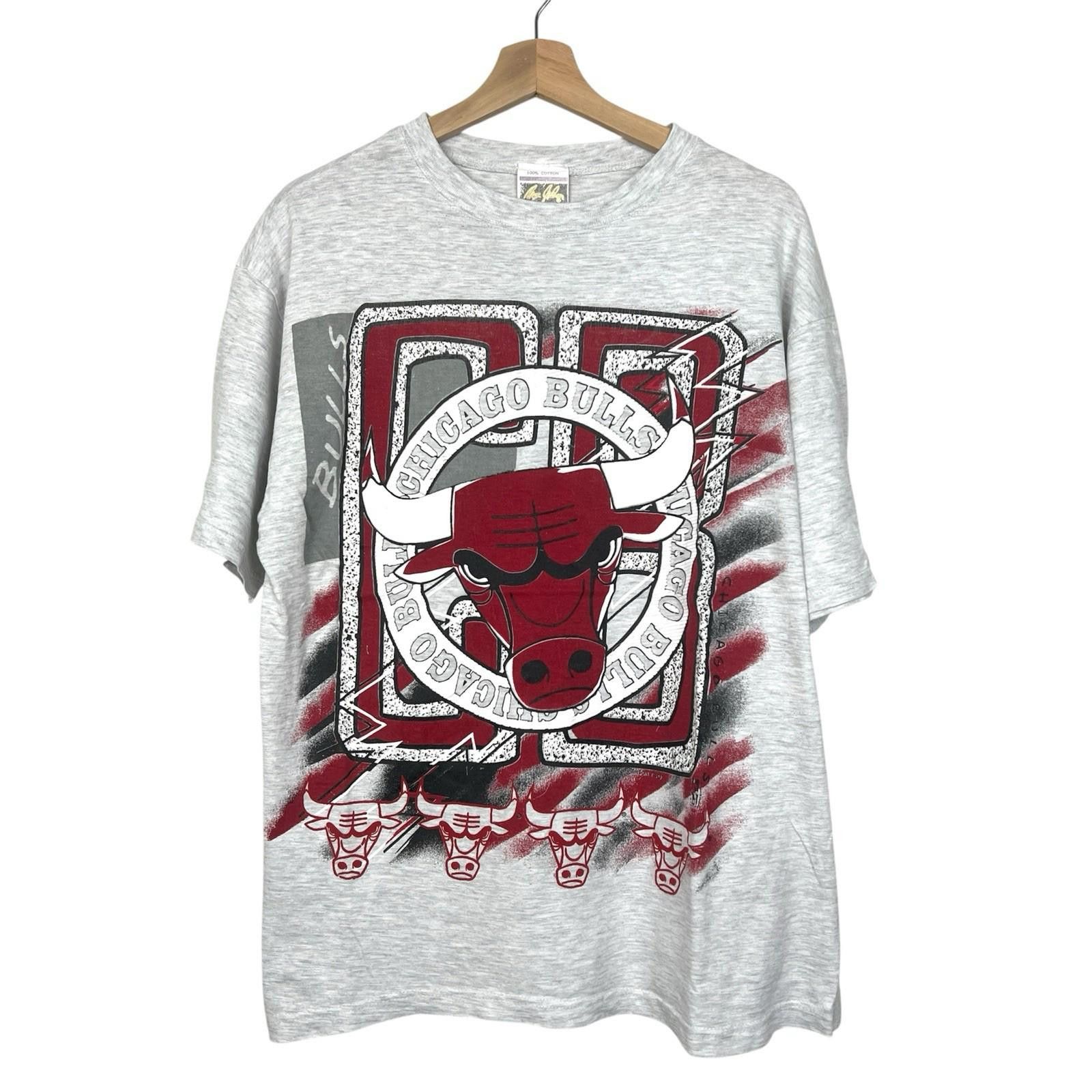 Other Vintage 90s Chicago Bulls Magic Johnson Ts NBA T Shirt Large Size US L / EU 52-54 / 3 - 1 Thumbnail