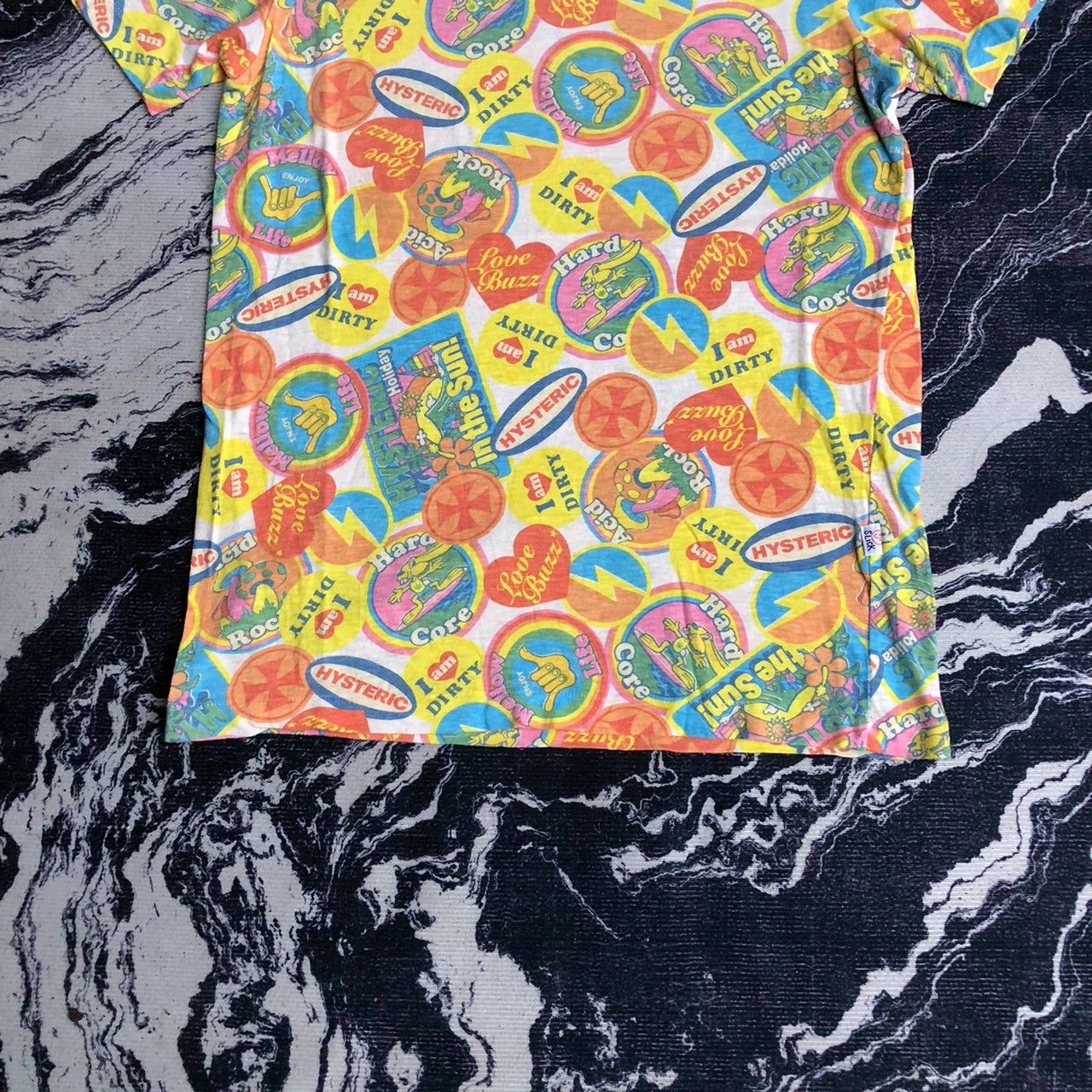 Hysteric Glamour Vintage 90s Hysteric Glamour Psychedelic All Over Print Tee Size US XS / EU 42 / 0 - 4 Thumbnail