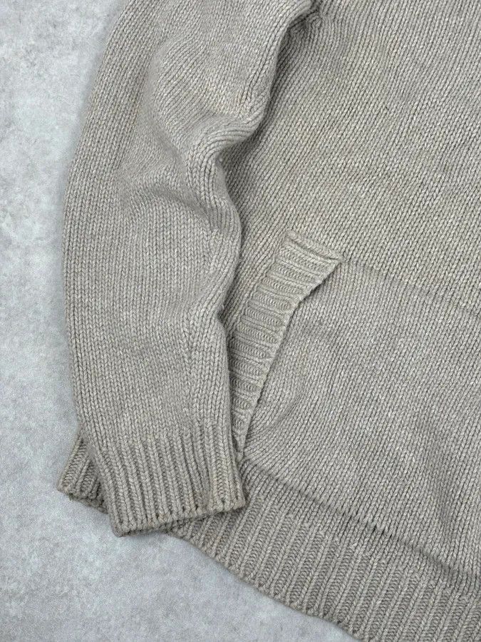 Vintage Daniele Alessandrini Camel Beige Wool Hooded Sweater Size US M / EU 48-50 / 2 - 7 Thumbnail