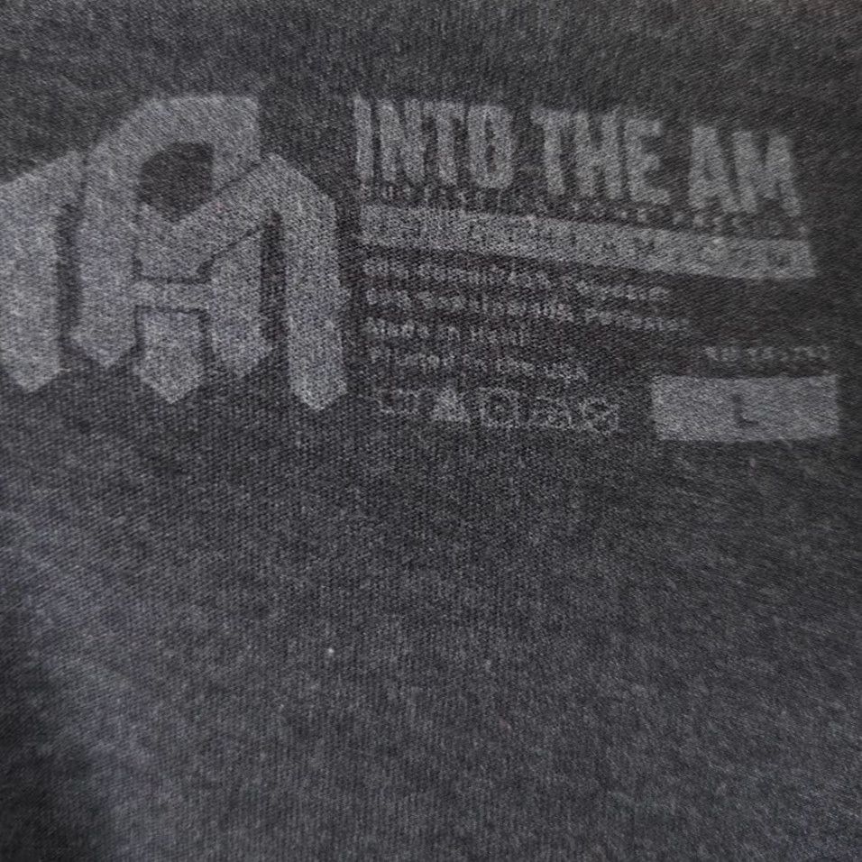 Vintage Into The AM T Shirt Mens Size Large Gray Ship In A Bottle Planets Space Tee Size US L / EU 52-54 / 3 - 7 Thumbnail