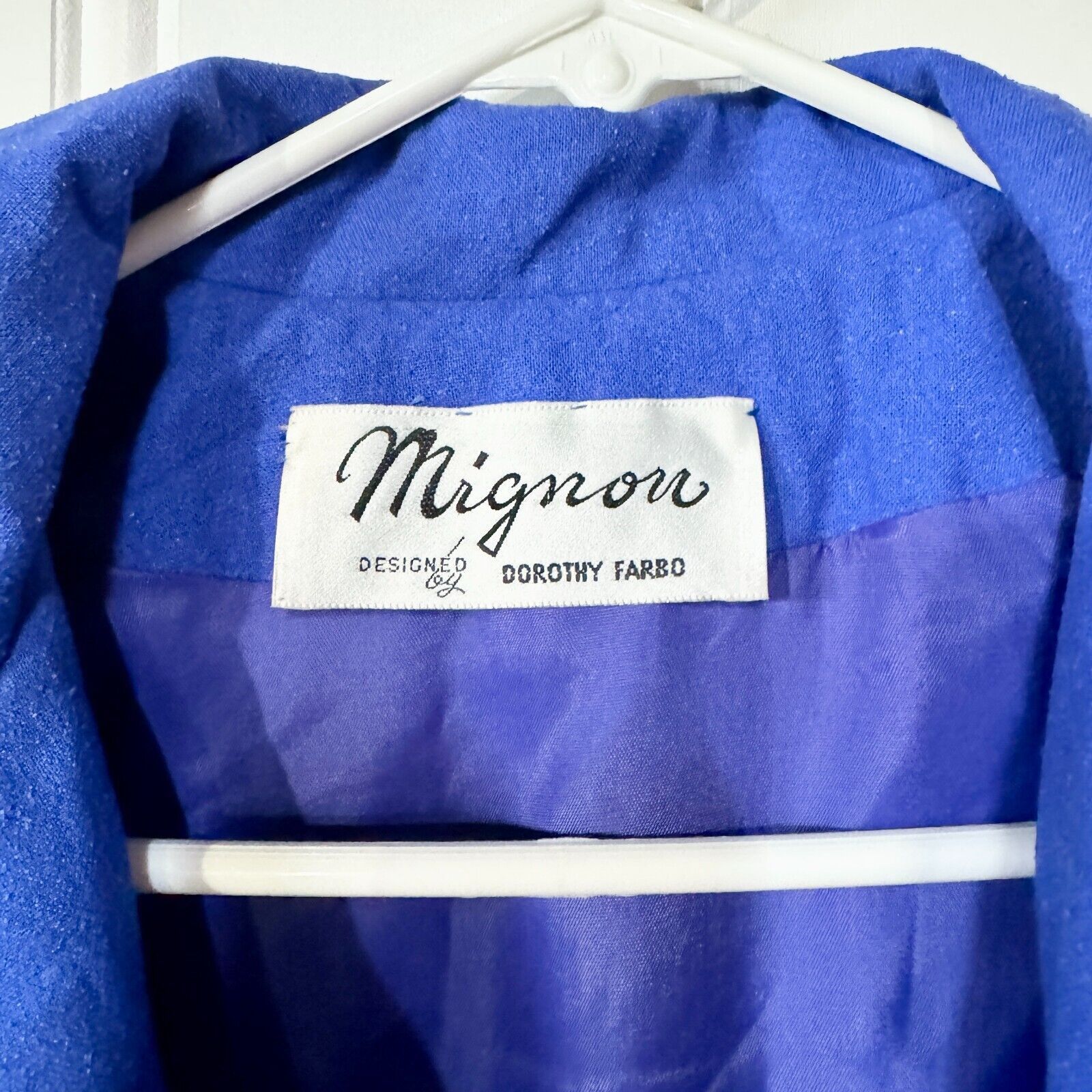 Vintage Vintage mingnon Jacket Size 8 Abstract Open Front Light Wool Size M / US 6-8 / IT 42-44 - 2 Thumbnail