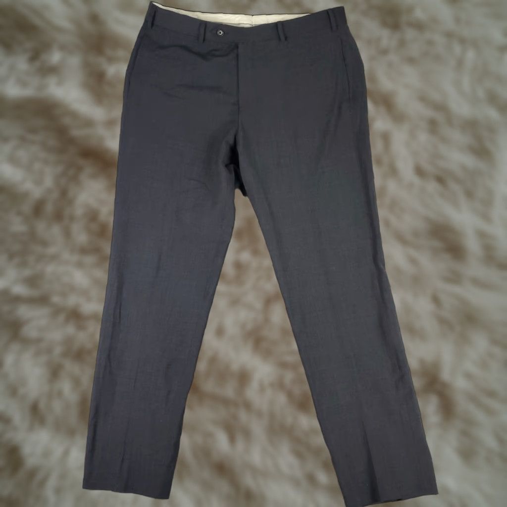 Brooks Brothers Pants Mens 38x30 Gray Regent Fit Wool Blend Dress Trouser  Slacks