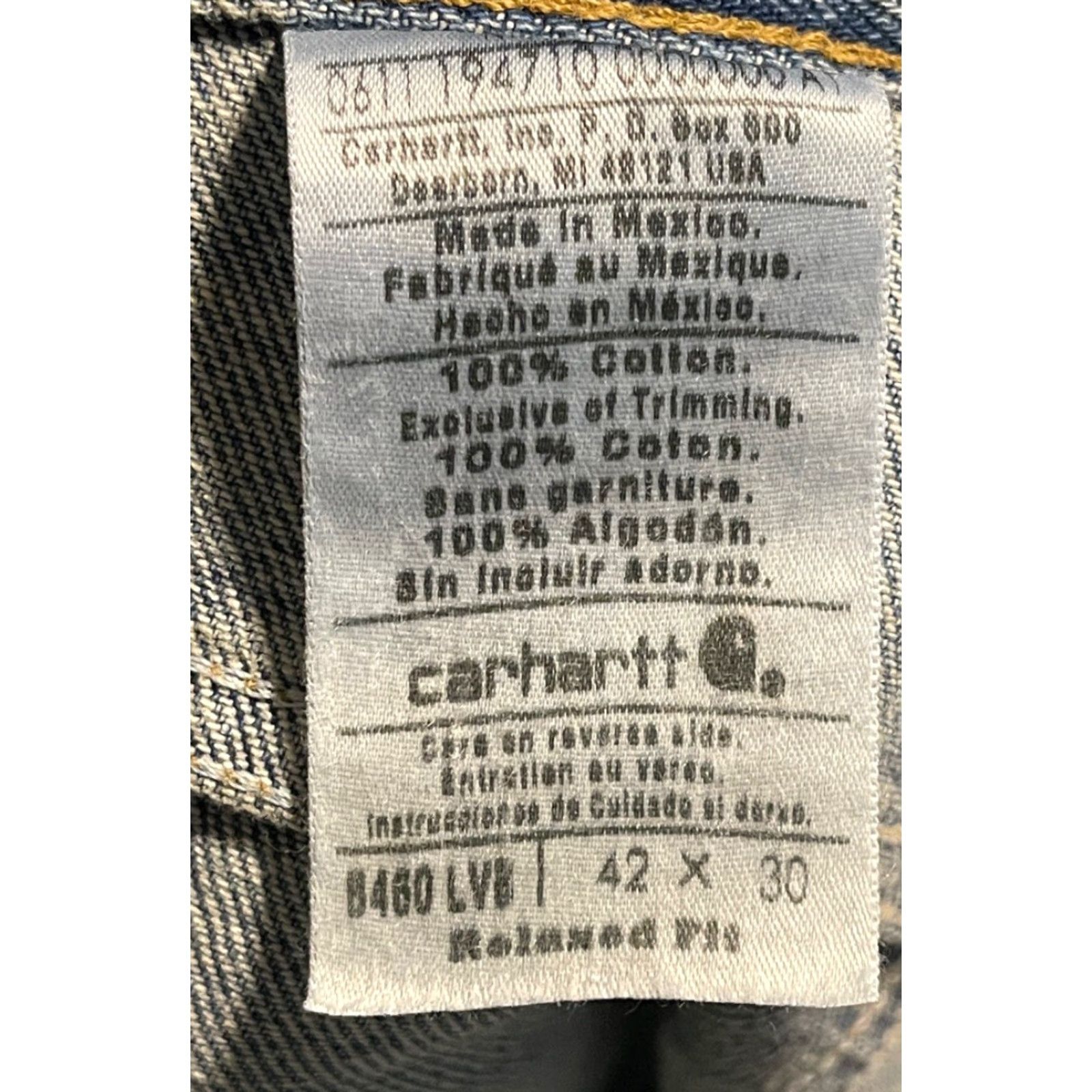 Carhartt CARHARTT Jeans NWT 41 x 29.5 B460 LVB Relaxed Fit Straight Leg Size US 41 - 6 Thumbnail