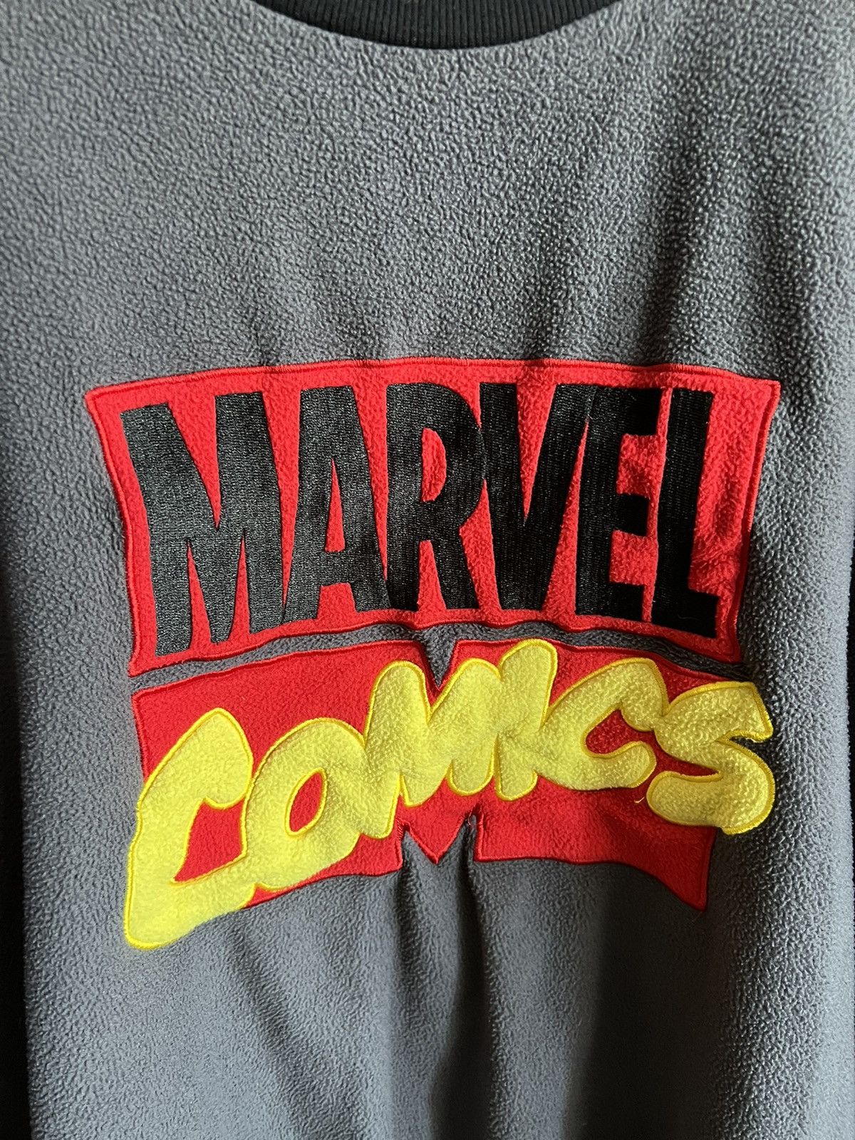 Marvel Comics Crazy Marvel Comics Fleece Sweater Y2K Big Logo Sweatshirt Size US M / EU 48-50 / 2 - 11 Thumbnail
