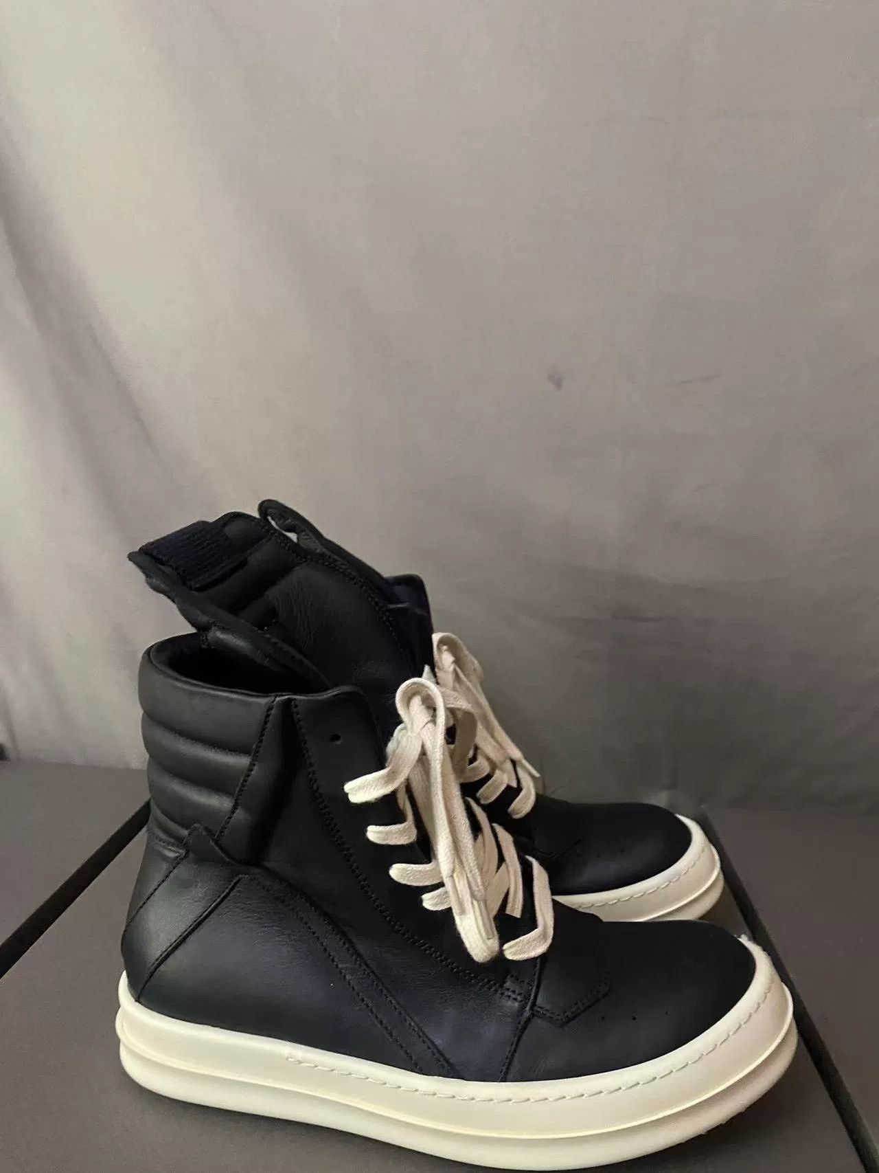 Rick Owens Rick Owens Leather Pink Hitop Sneakers 36 Women Size US 6 / IT 36 - 1 Thumbnail