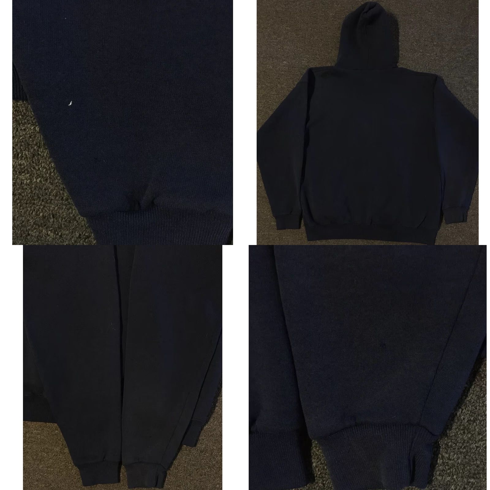 Vintage VINTAGE Georgetown University Hoodie M Blue 90s Distressed College Pullover Sweatshirt Mens Size US M / EU 48-50 / 2 - 8 Thumbnail