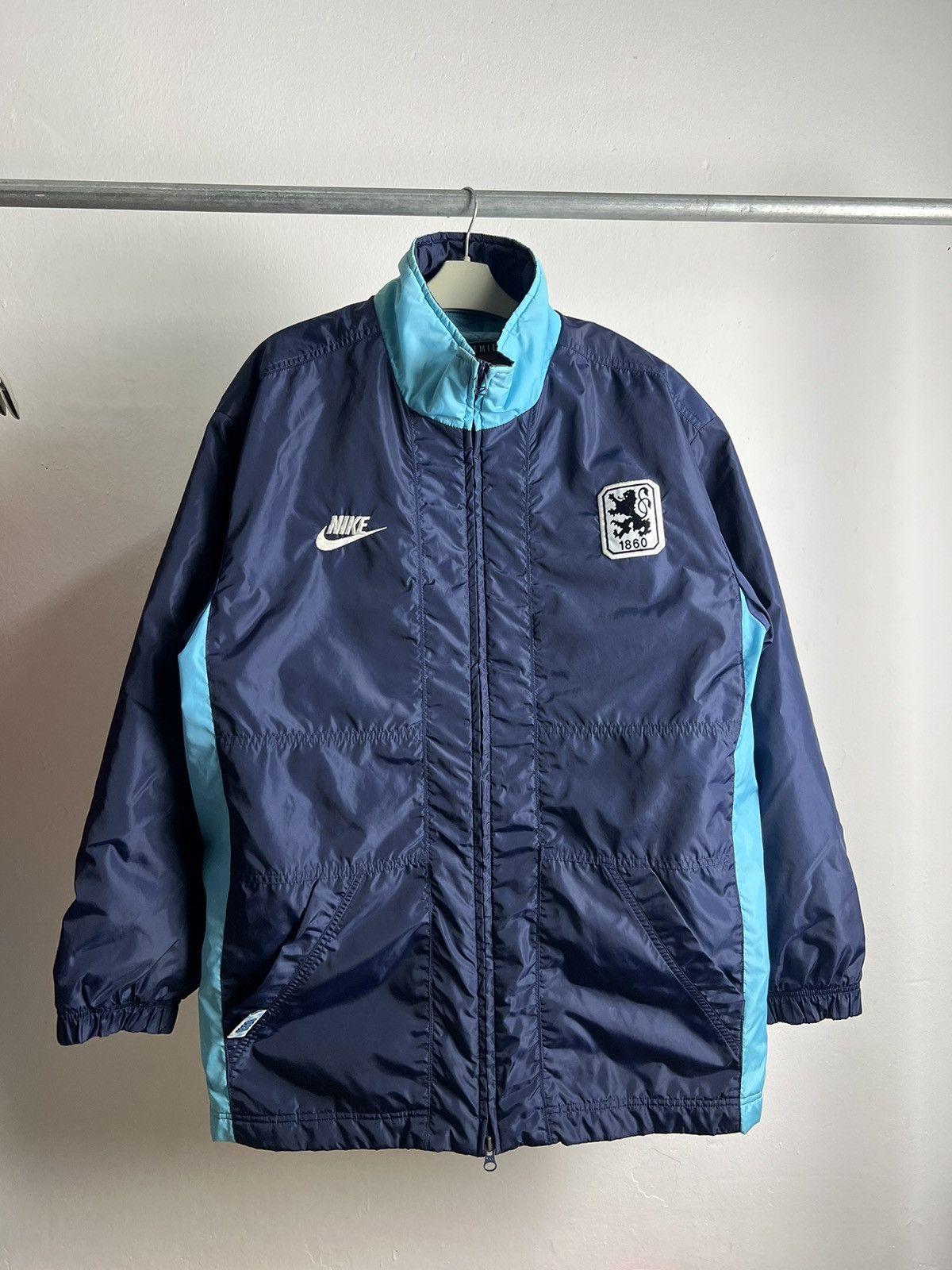 Nike × Vintage Vintage Nike Premier 1860 Centre Swoosh Jackets Size US L / EU 52-54 / 3 - 1 Thumbnail