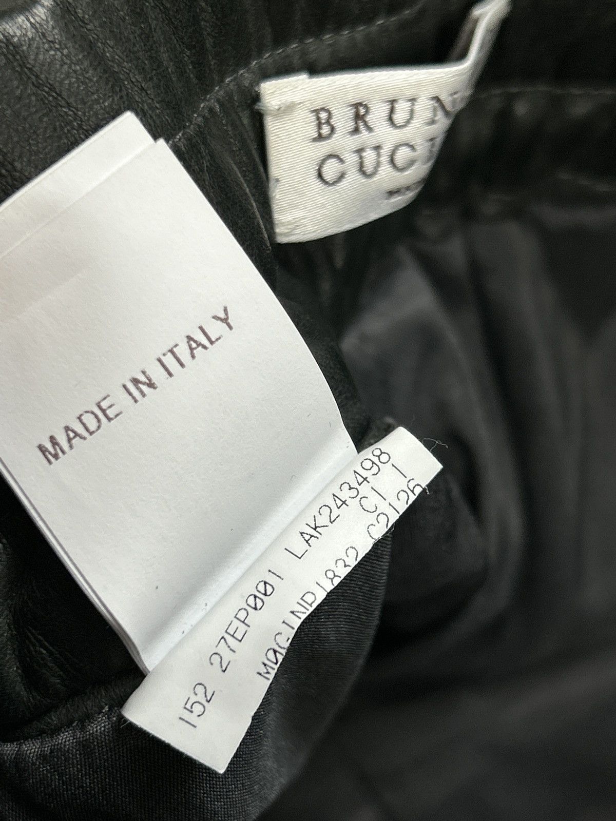 Brunello Cucinelli Brunello Cucinelli Leather Trousers Pants Size 40 Size 27" / US 4 / IT 40 - 13 Thumbnail