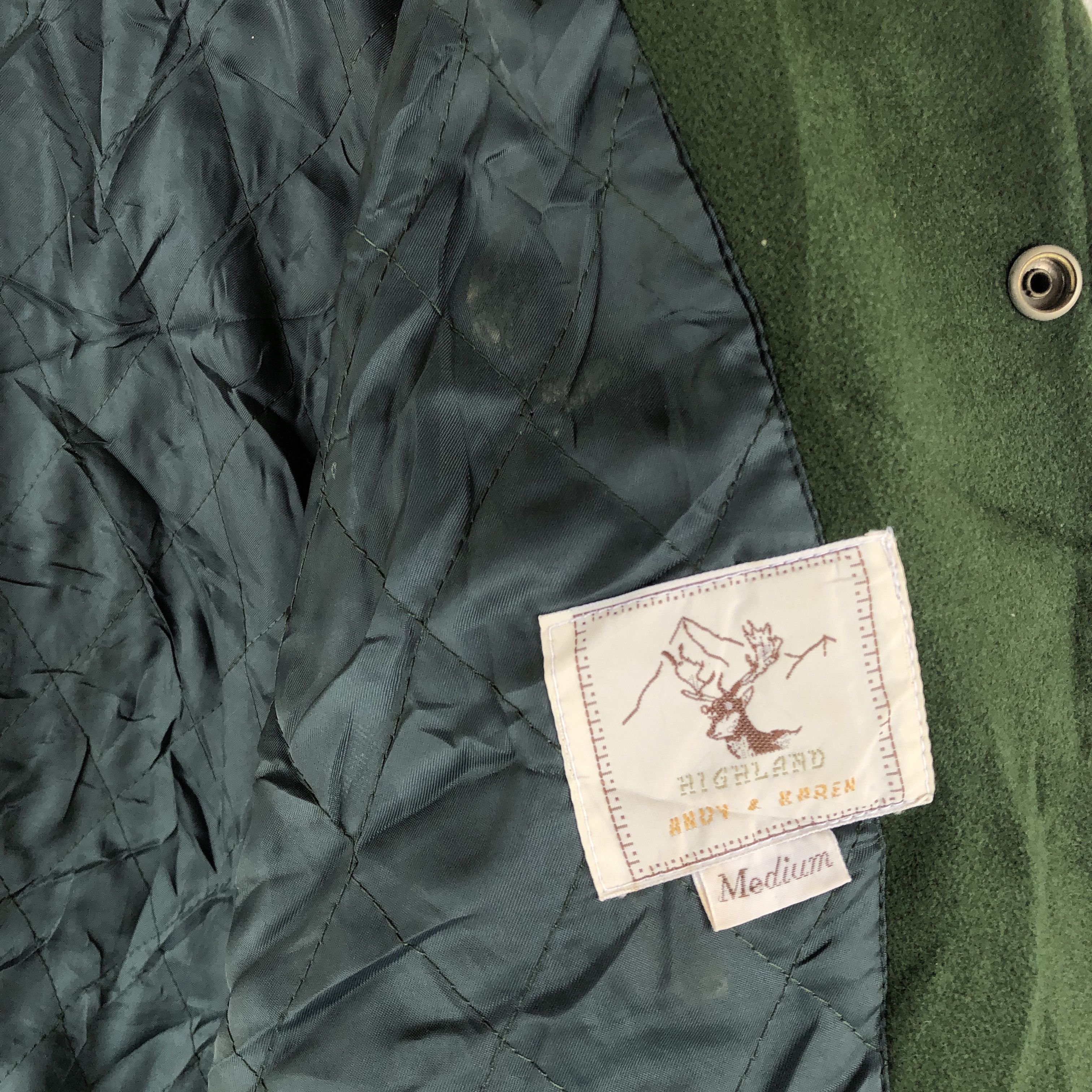 Vintage Highland Varsity Jackets Letterman Leather Wool Jackets Size US L / EU 52-54 / 3 - 10 Thumbnail
