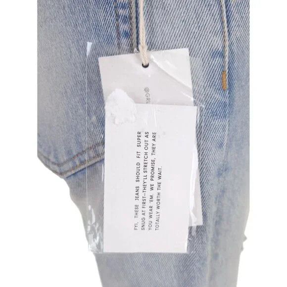 GRLFRND GRLFRND Karolina High-Rise Raw Edge Jeans 24 XXS Dont Cry Size 25" / US 0 / IT 36 - 15 Thumbnail