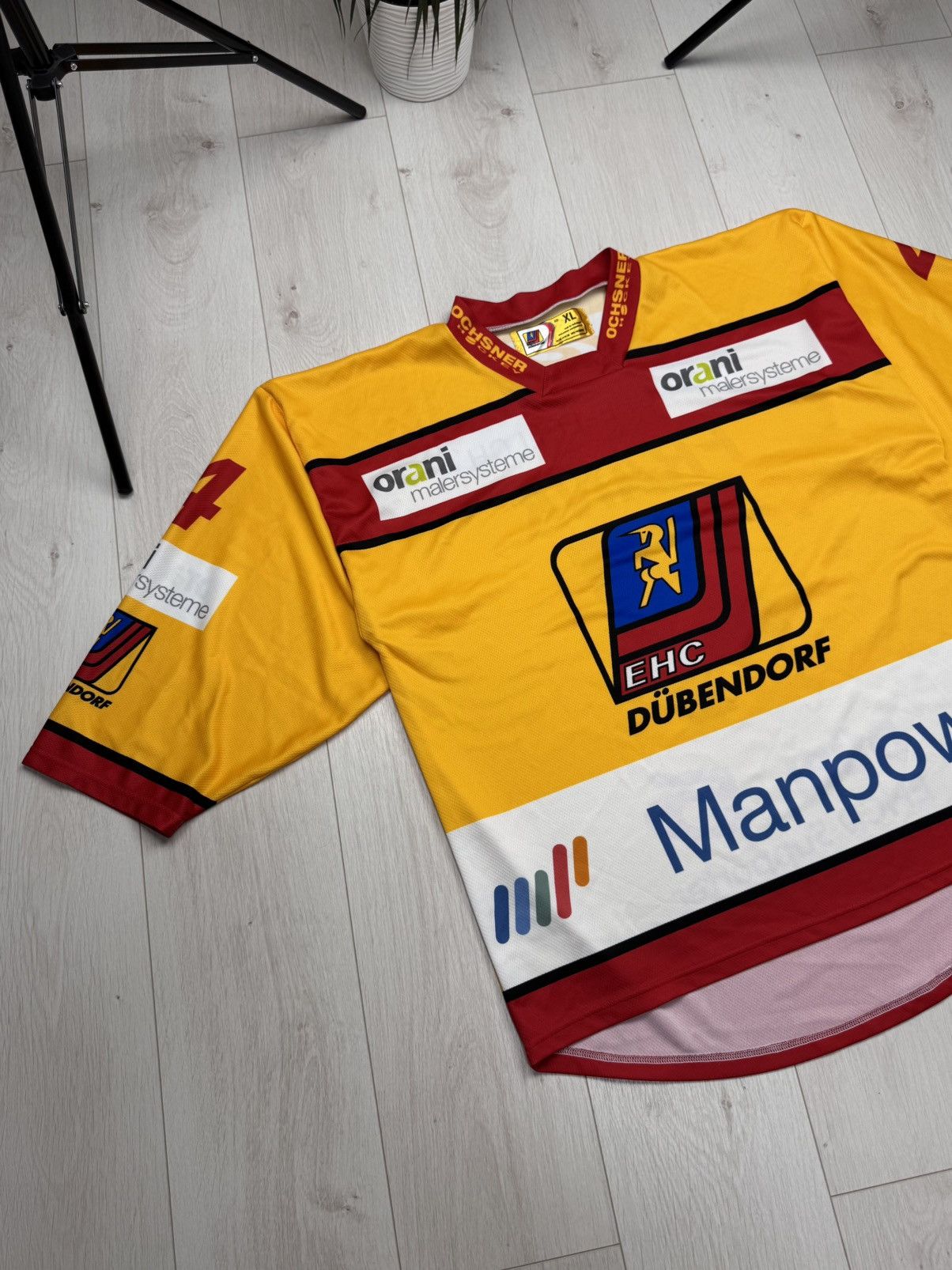 NHL OCHSNER Ehc Dubendorf #4 FRANK Swiss Hockey Jersey Size XL Size US XL / EU 56 / 4 - 2 Thumbnail